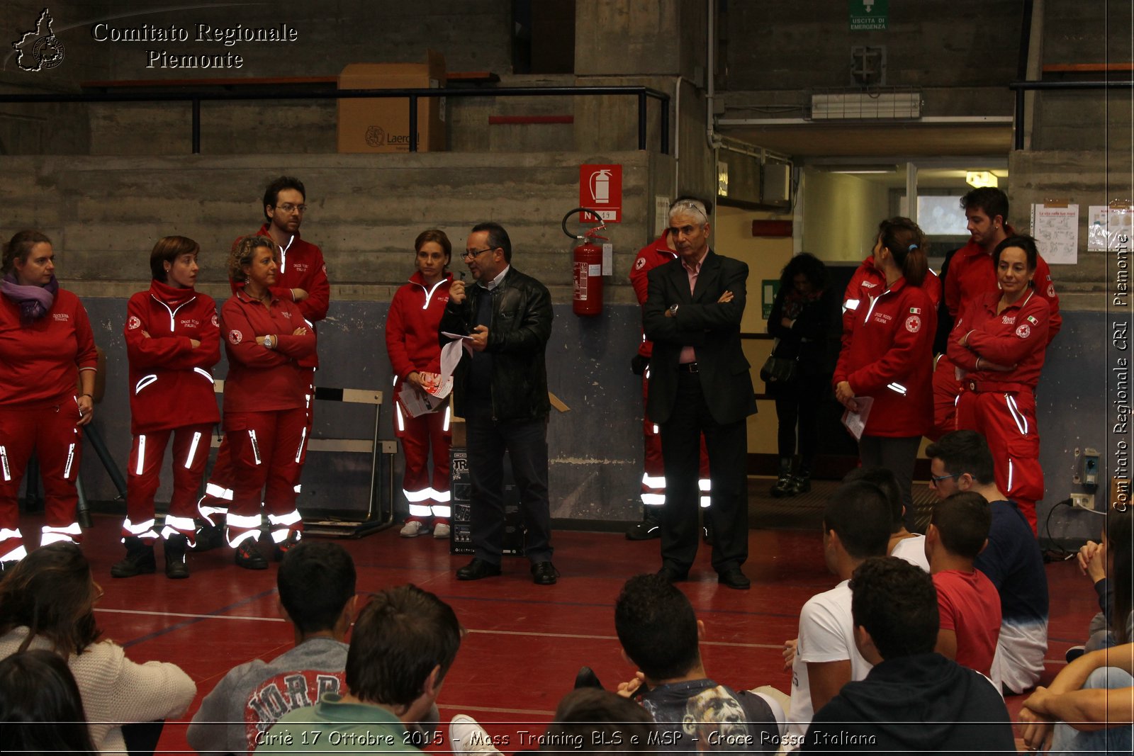 Ciri 17 Ottobre 2015 - Mass Training BLS e MSP - Croce Rossa Italiana- Comitato Regionale del Piemonte