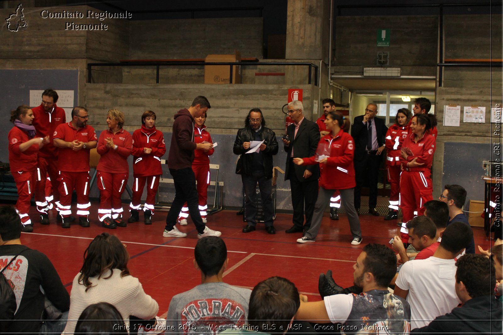 Ciri 17 Ottobre 2015 - Mass Training BLS e MSP - Croce Rossa Italiana- Comitato Regionale del Piemonte