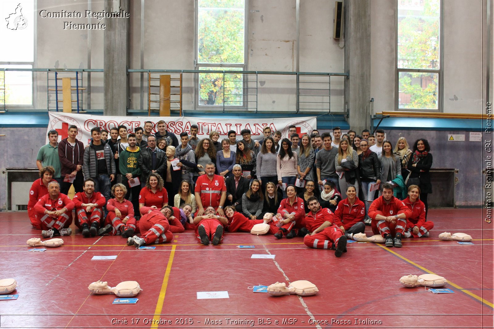 Ciri 17 Ottobre 2015 - Mass Training BLS e MSP - Croce Rossa Italiana- Comitato Regionale del Piemonte