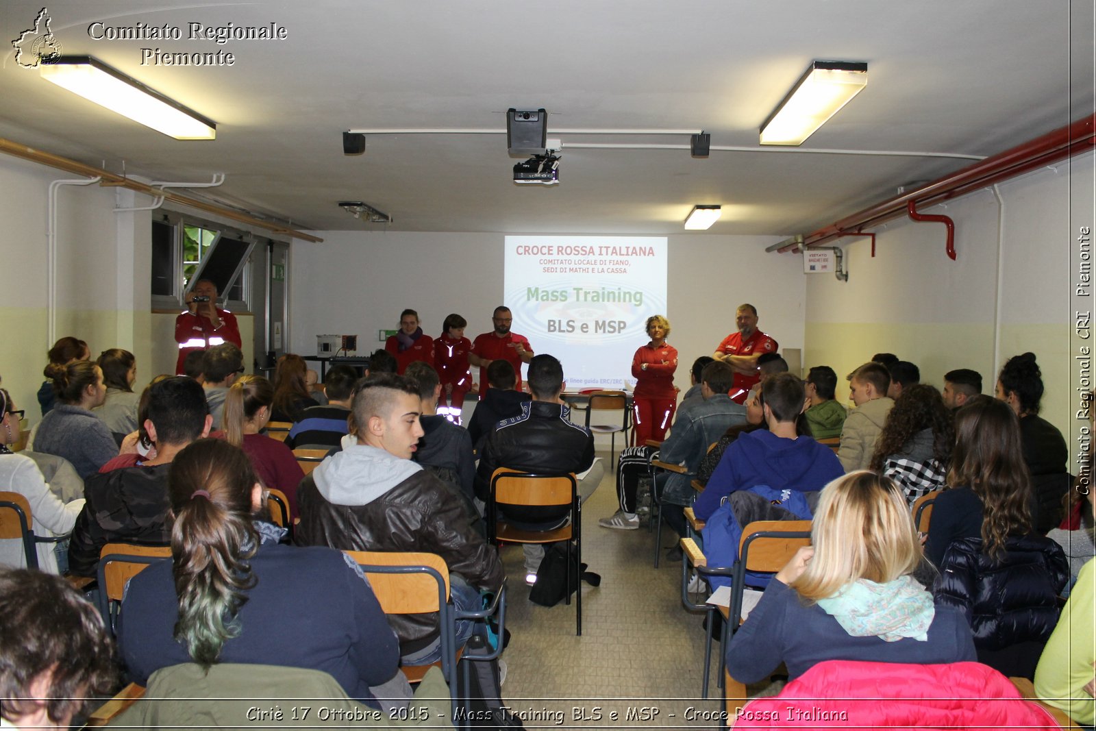 Ciri 17 Ottobre 2015 - Mass Training BLS e MSP - Croce Rossa Italiana- Comitato Regionale del Piemonte