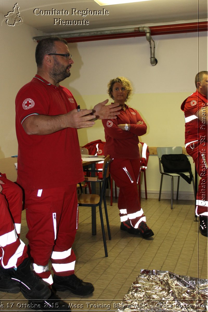 Ciri 17 Ottobre 2015 - Mass Training BLS e MSP - Croce Rossa Italiana- Comitato Regionale del Piemonte