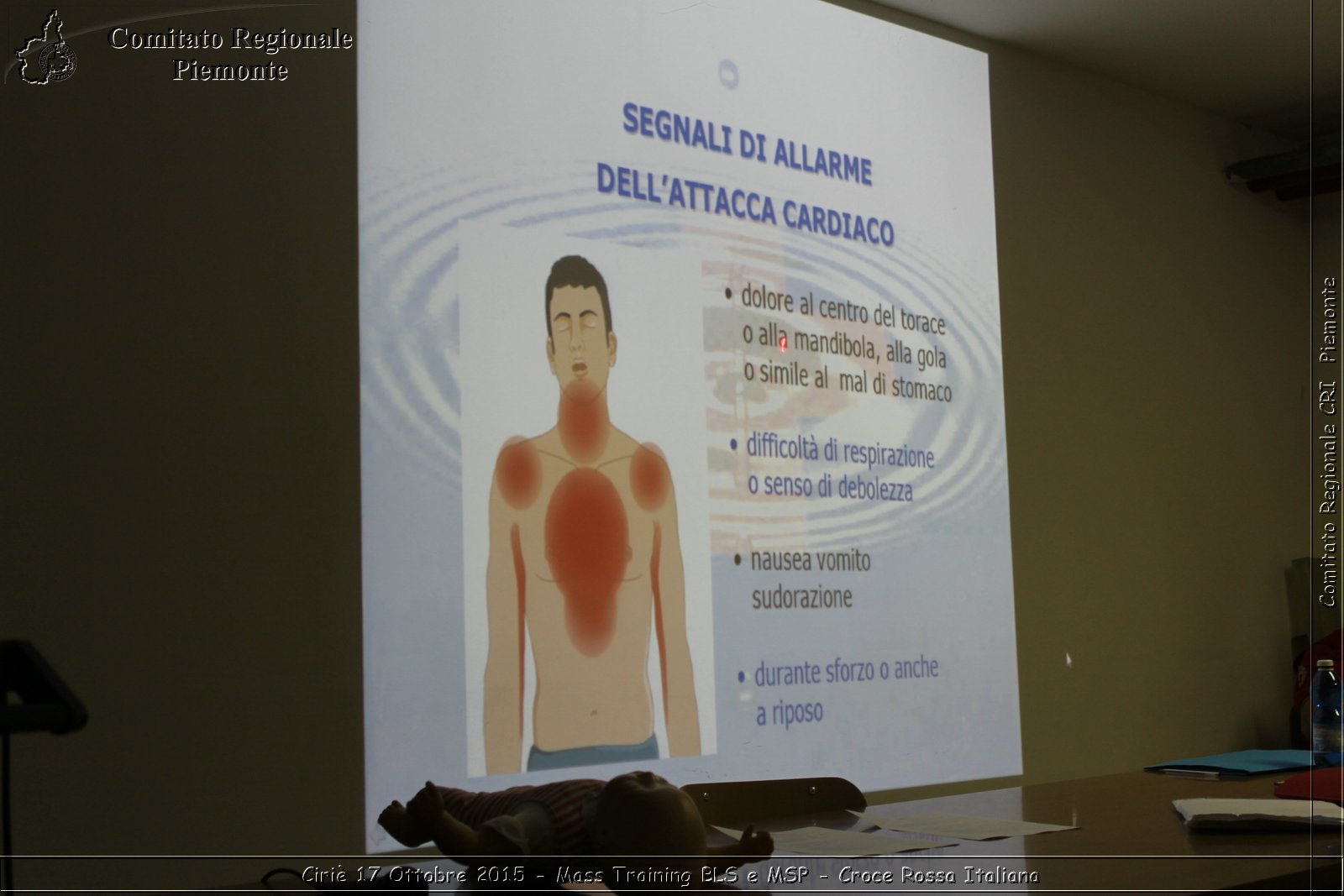 Ciri 17 Ottobre 2015 - Mass Training BLS e MSP - Croce Rossa Italiana- Comitato Regionale del Piemonte