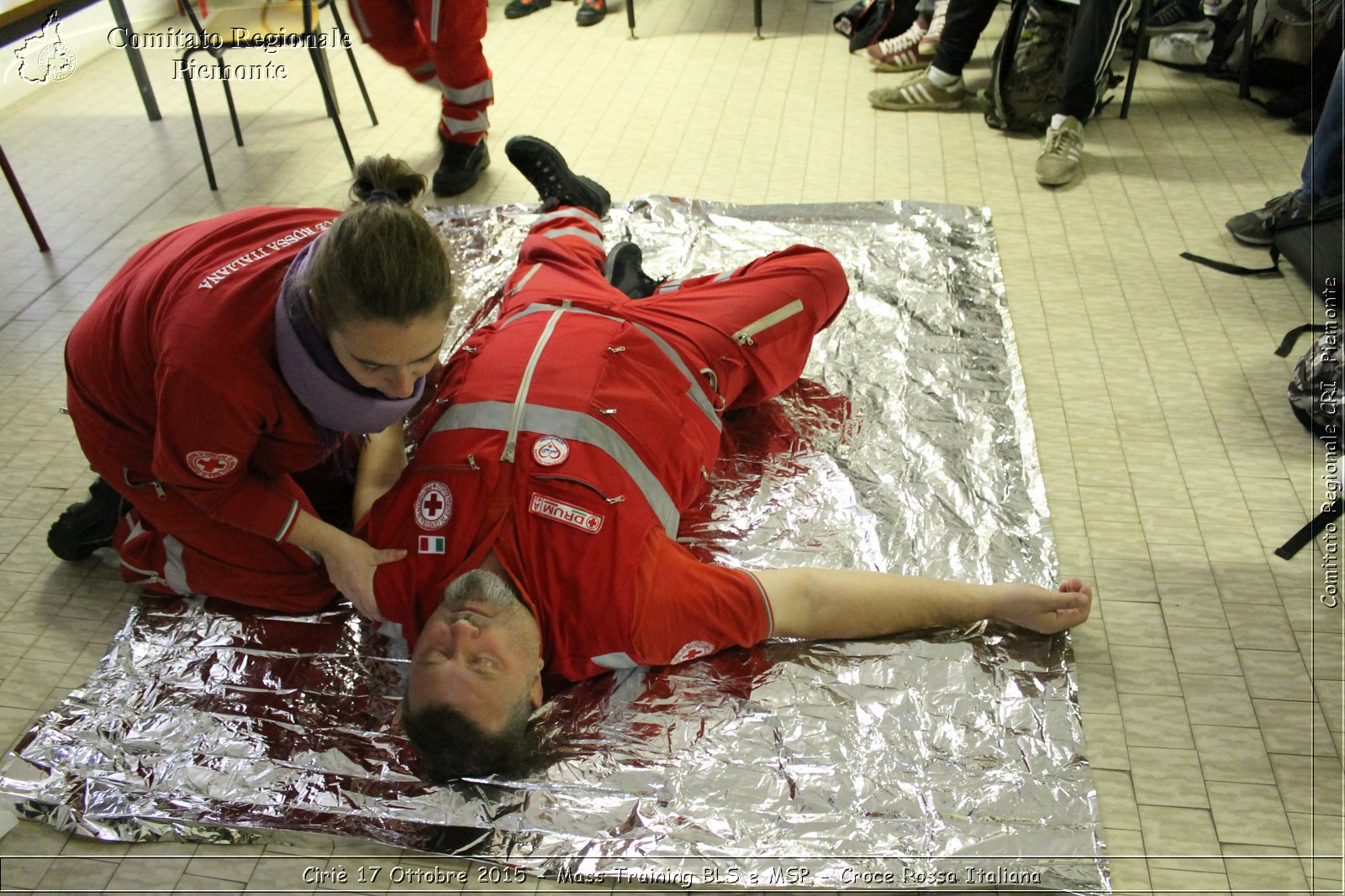 Ciri 17 Ottobre 2015 - Mass Training BLS e MSP - Croce Rossa Italiana- Comitato Regionale del Piemonte