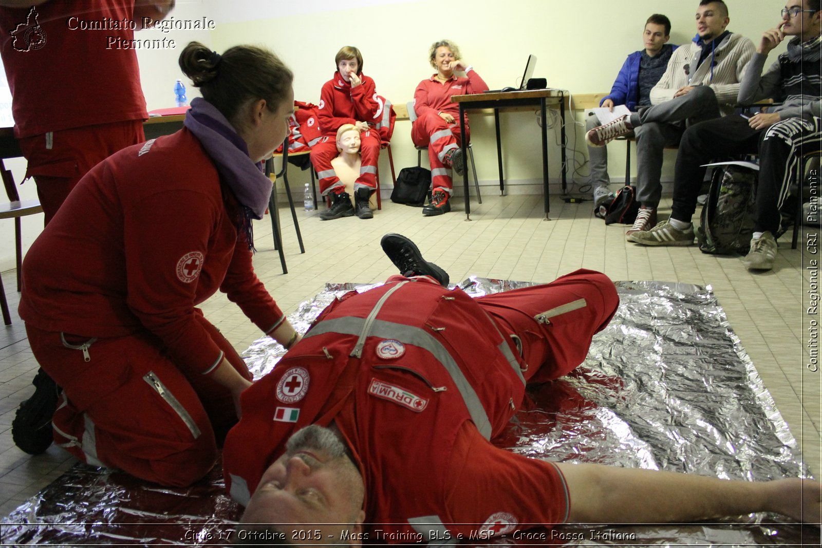 Ciri 17 Ottobre 2015 - Mass Training BLS e MSP - Croce Rossa Italiana- Comitato Regionale del Piemonte