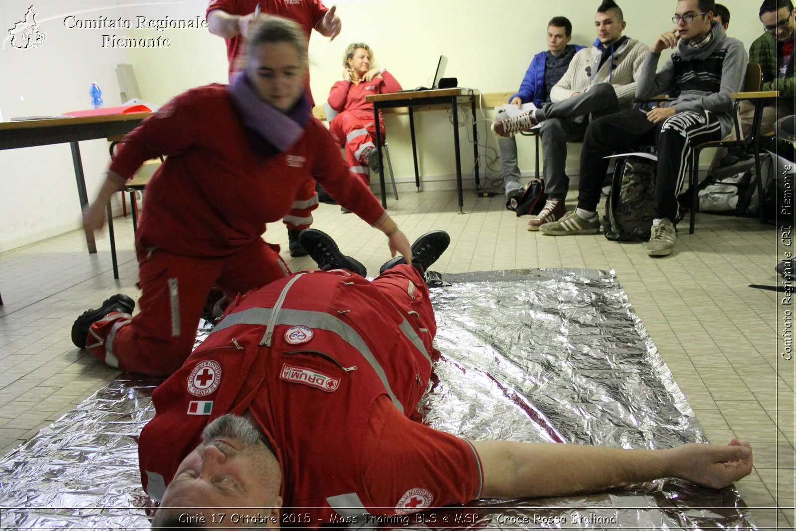 Ciri 17 Ottobre 2015 - Mass Training BLS e MSP - Croce Rossa Italiana- Comitato Regionale del Piemonte