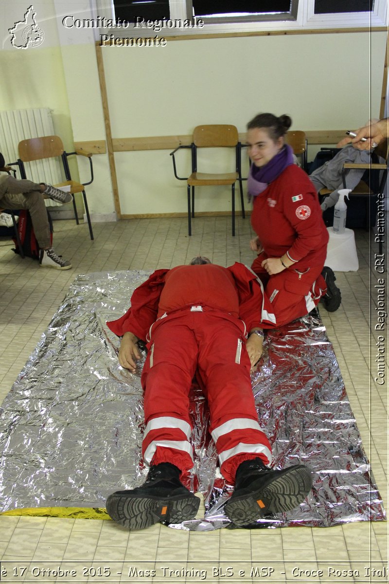 Ciri 17 Ottobre 2015 - Mass Training BLS e MSP - Croce Rossa Italiana- Comitato Regionale del Piemonte