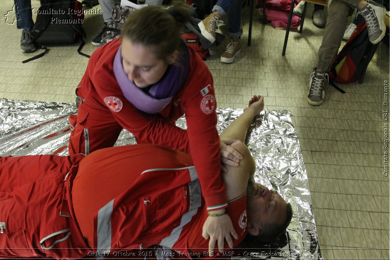 Ciri 17 Ottobre 2015 - Mass Training BLS e MSP - Croce Rossa Italiana- Comitato Regionale del Piemonte