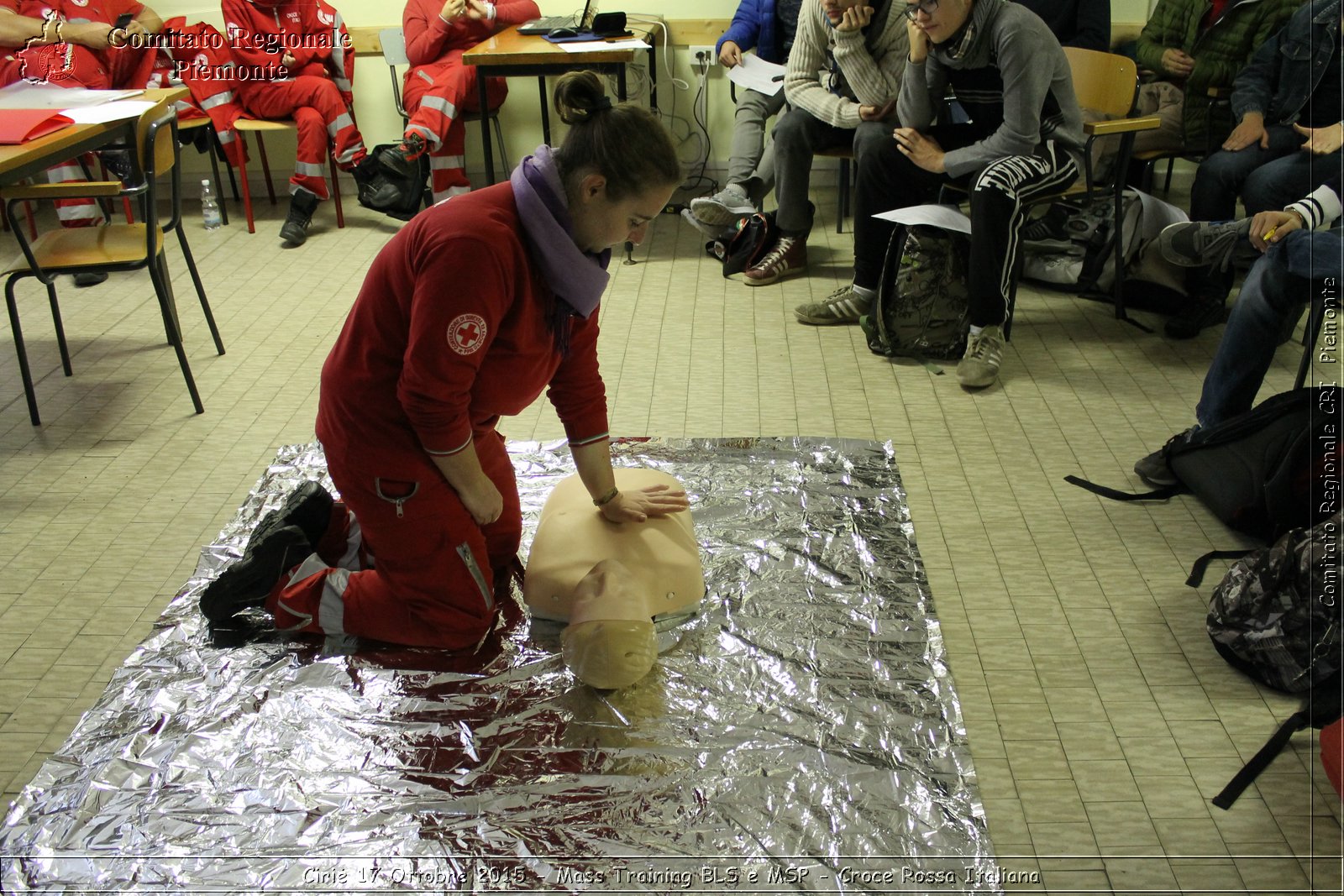 Ciri 17 Ottobre 2015 - Mass Training BLS e MSP - Croce Rossa Italiana- Comitato Regionale del Piemonte