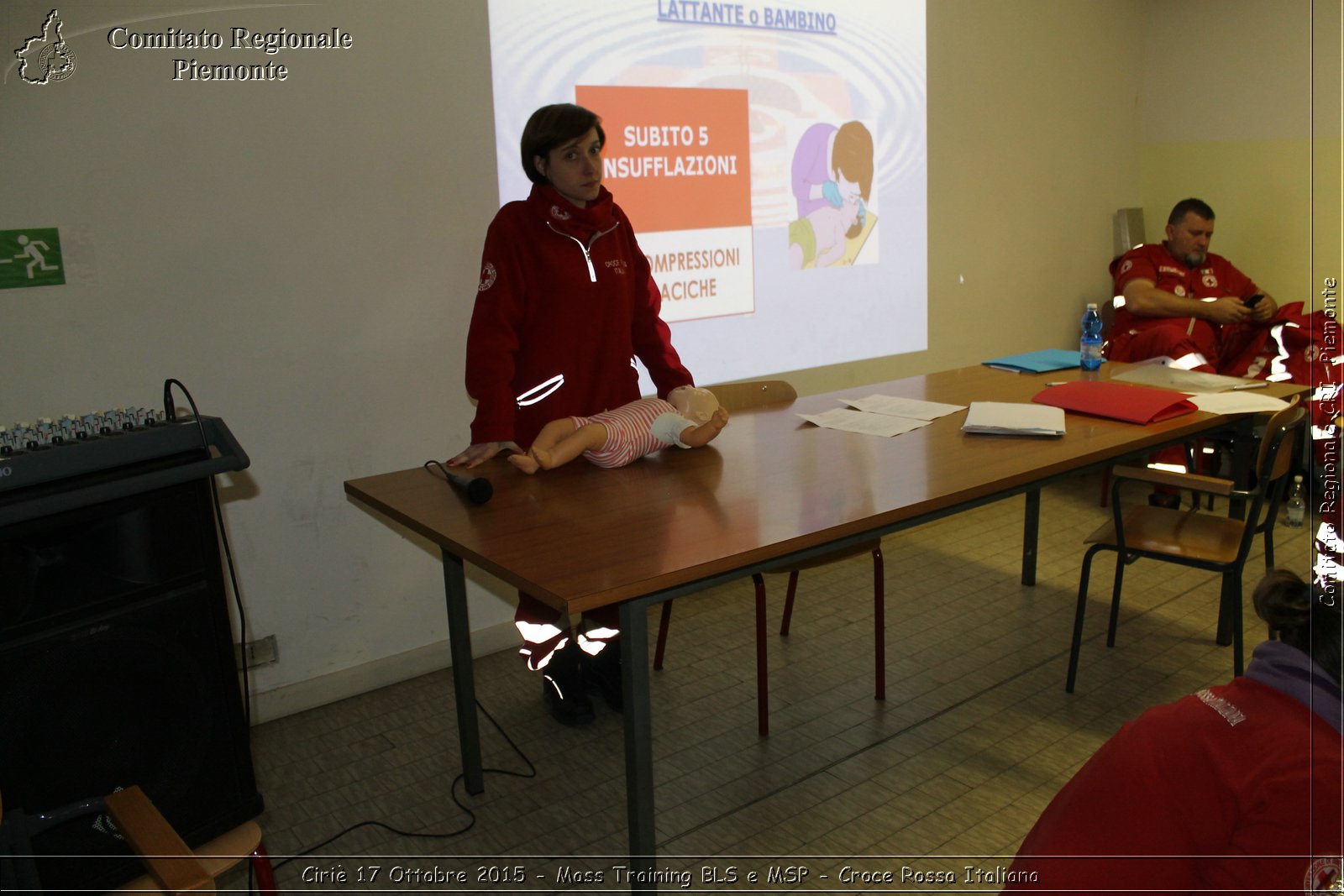 Ciri 17 Ottobre 2015 - Mass Training BLS e MSP - Croce Rossa Italiana- Comitato Regionale del Piemonte