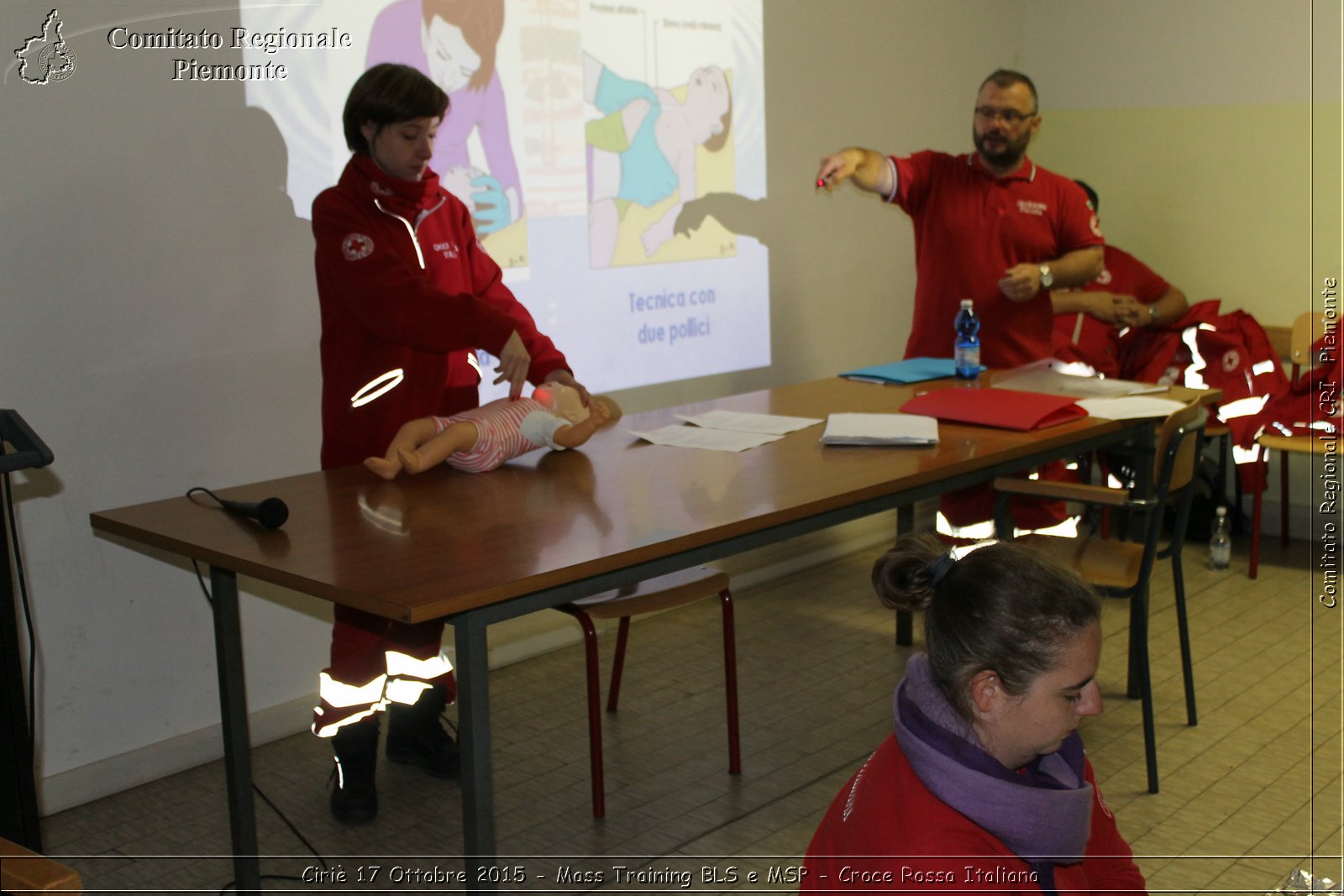 Ciri 17 Ottobre 2015 - Mass Training BLS e MSP - Croce Rossa Italiana- Comitato Regionale del Piemonte