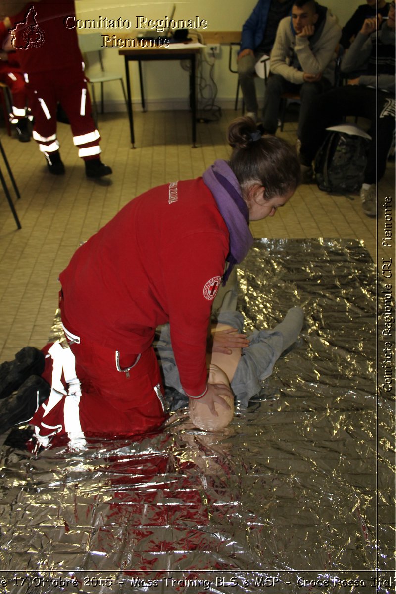 Ciri 17 Ottobre 2015 - Mass Training BLS e MSP - Croce Rossa Italiana- Comitato Regionale del Piemonte