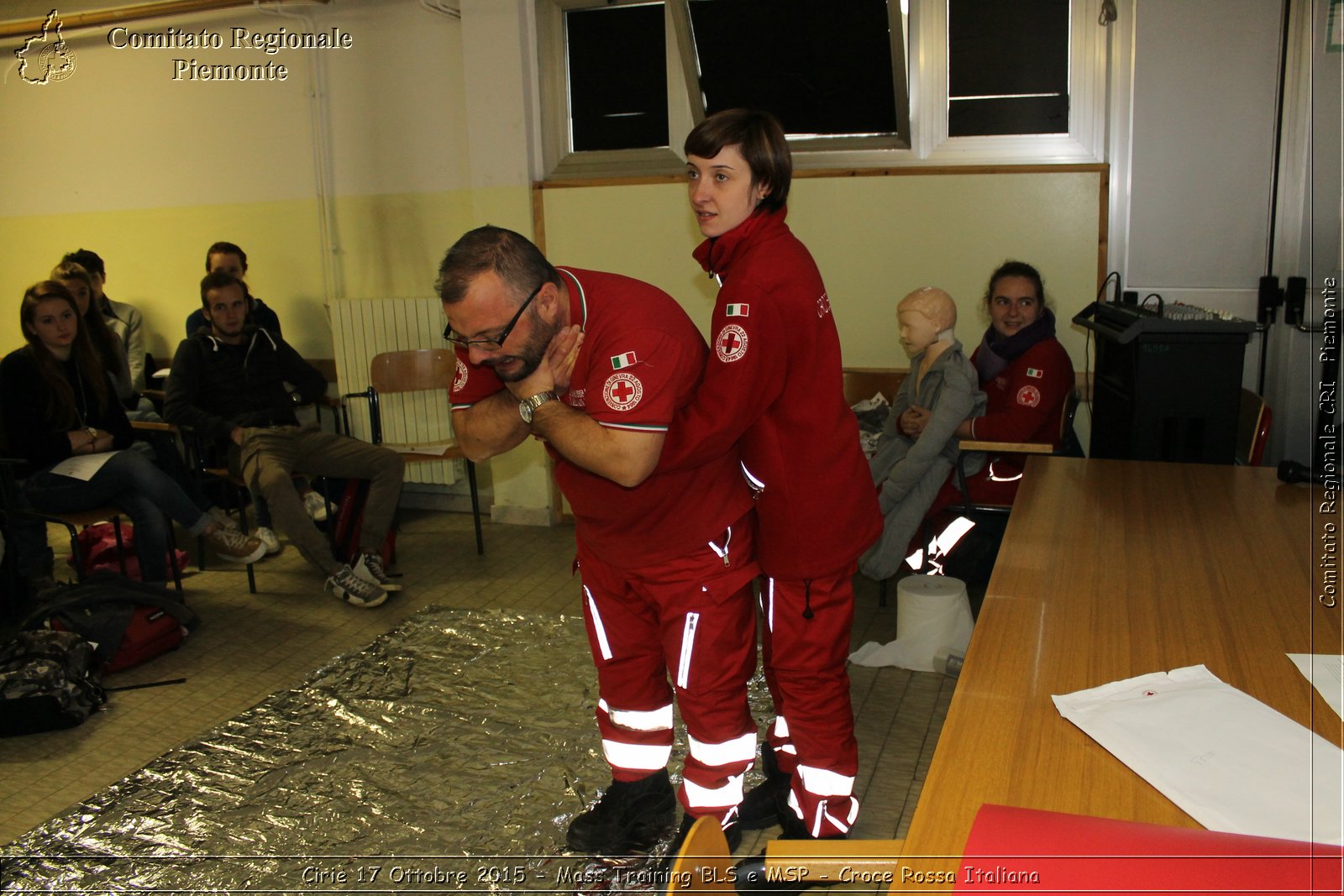 Ciri 17 Ottobre 2015 - Mass Training BLS e MSP - Croce Rossa Italiana- Comitato Regionale del Piemonte