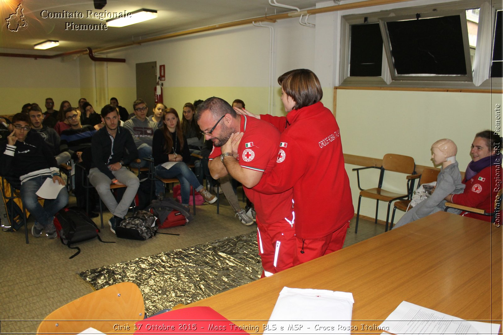 Ciri 17 Ottobre 2015 - Mass Training BLS e MSP - Croce Rossa Italiana- Comitato Regionale del Piemonte