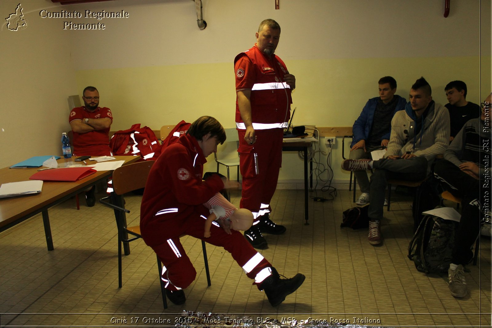 Ciri 17 Ottobre 2015 - Mass Training BLS e MSP - Croce Rossa Italiana- Comitato Regionale del Piemonte