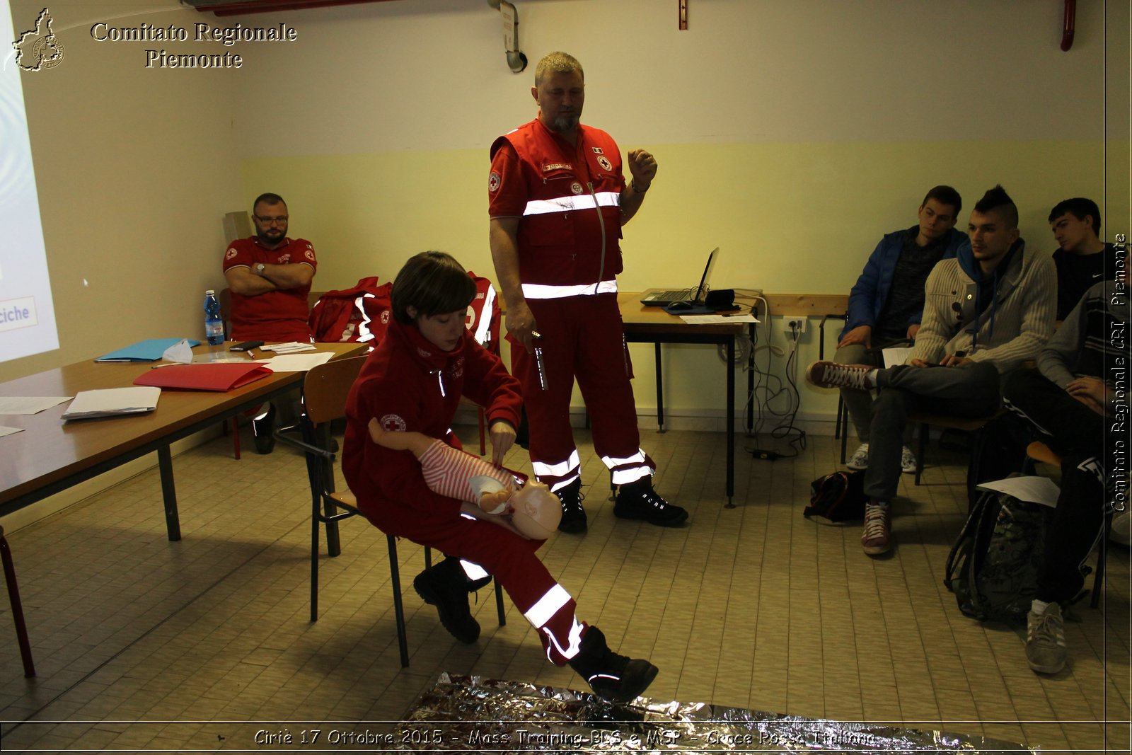 Ciri 17 Ottobre 2015 - Mass Training BLS e MSP - Croce Rossa Italiana- Comitato Regionale del Piemonte