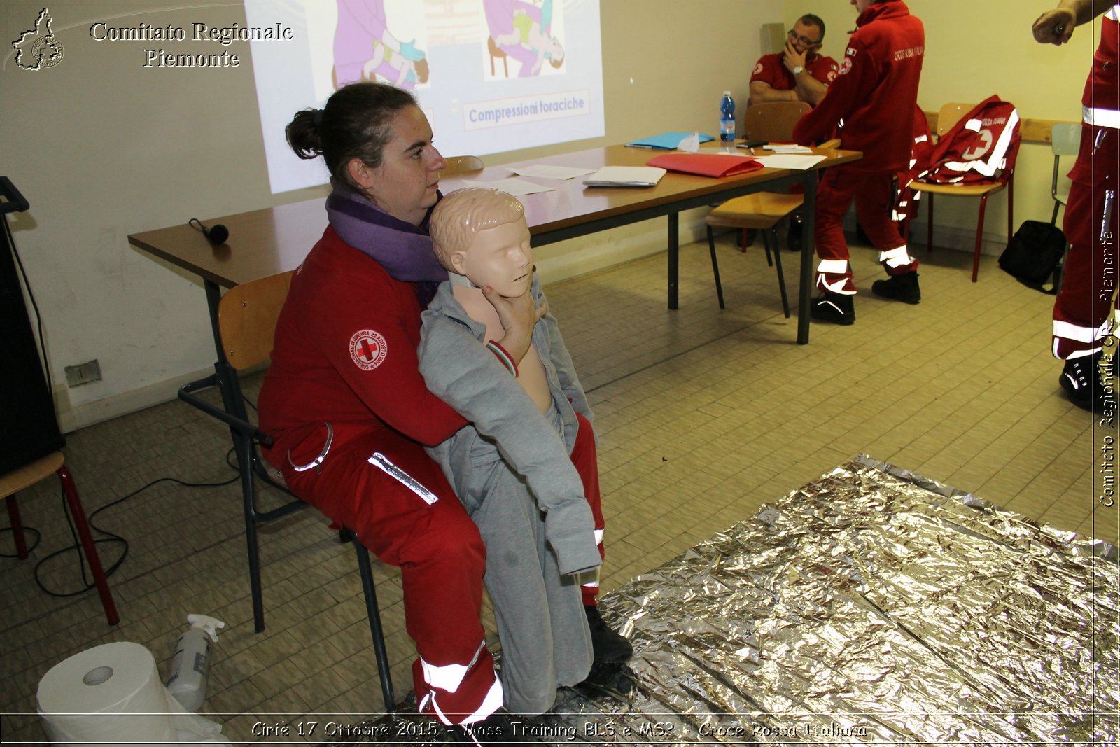 Ciri 17 Ottobre 2015 - Mass Training BLS e MSP - Croce Rossa Italiana- Comitato Regionale del Piemonte