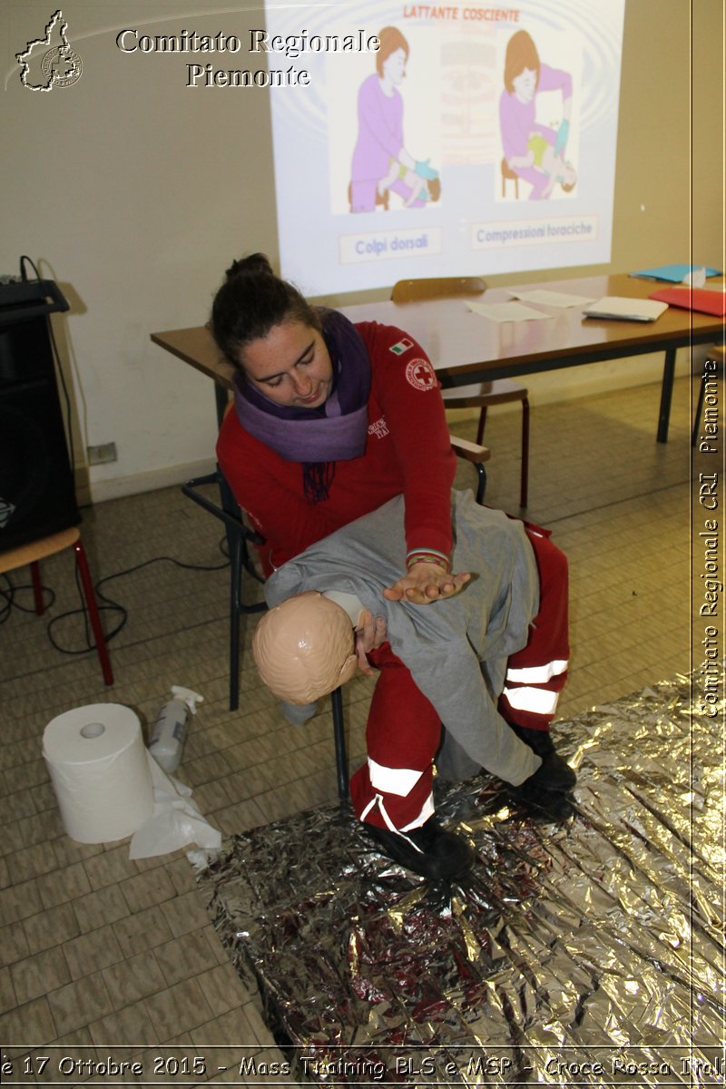 Ciri 17 Ottobre 2015 - Mass Training BLS e MSP - Croce Rossa Italiana- Comitato Regionale del Piemonte