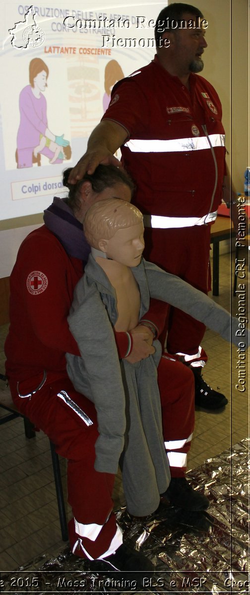 Ciri 17 Ottobre 2015 - Mass Training BLS e MSP - Croce Rossa Italiana- Comitato Regionale del Piemonte