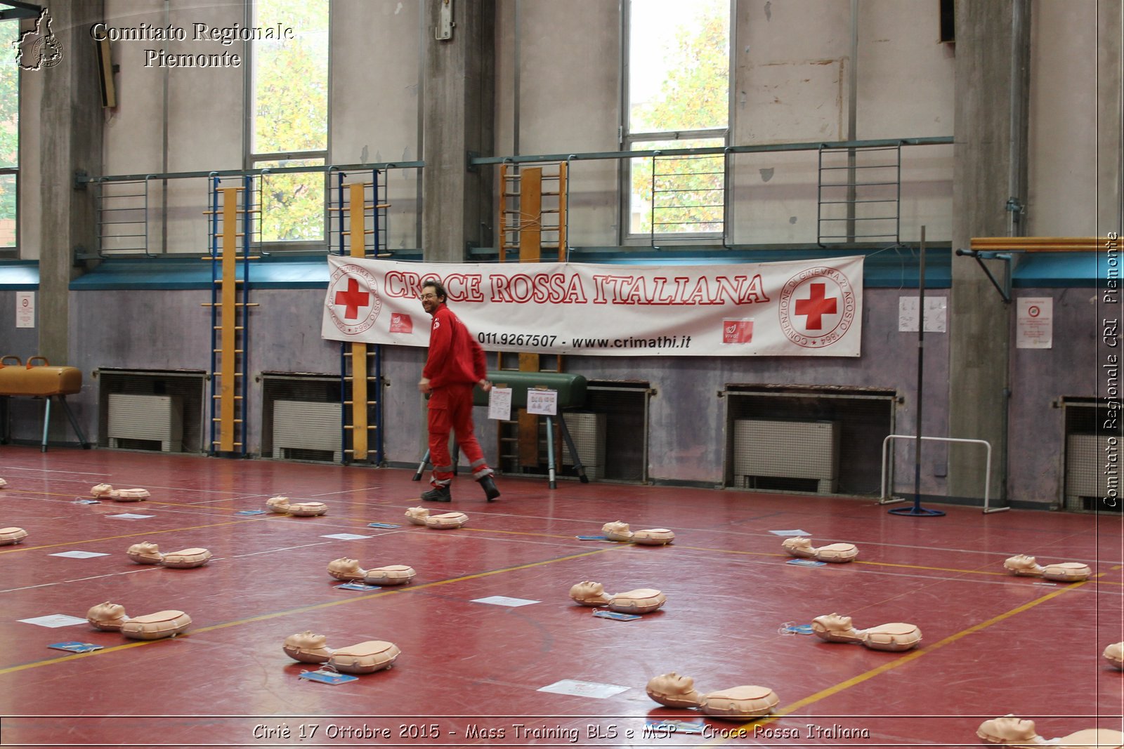 Ciri 17 Ottobre 2015 - Mass Training BLS e MSP - Croce Rossa Italiana- Comitato Regionale del Piemonte