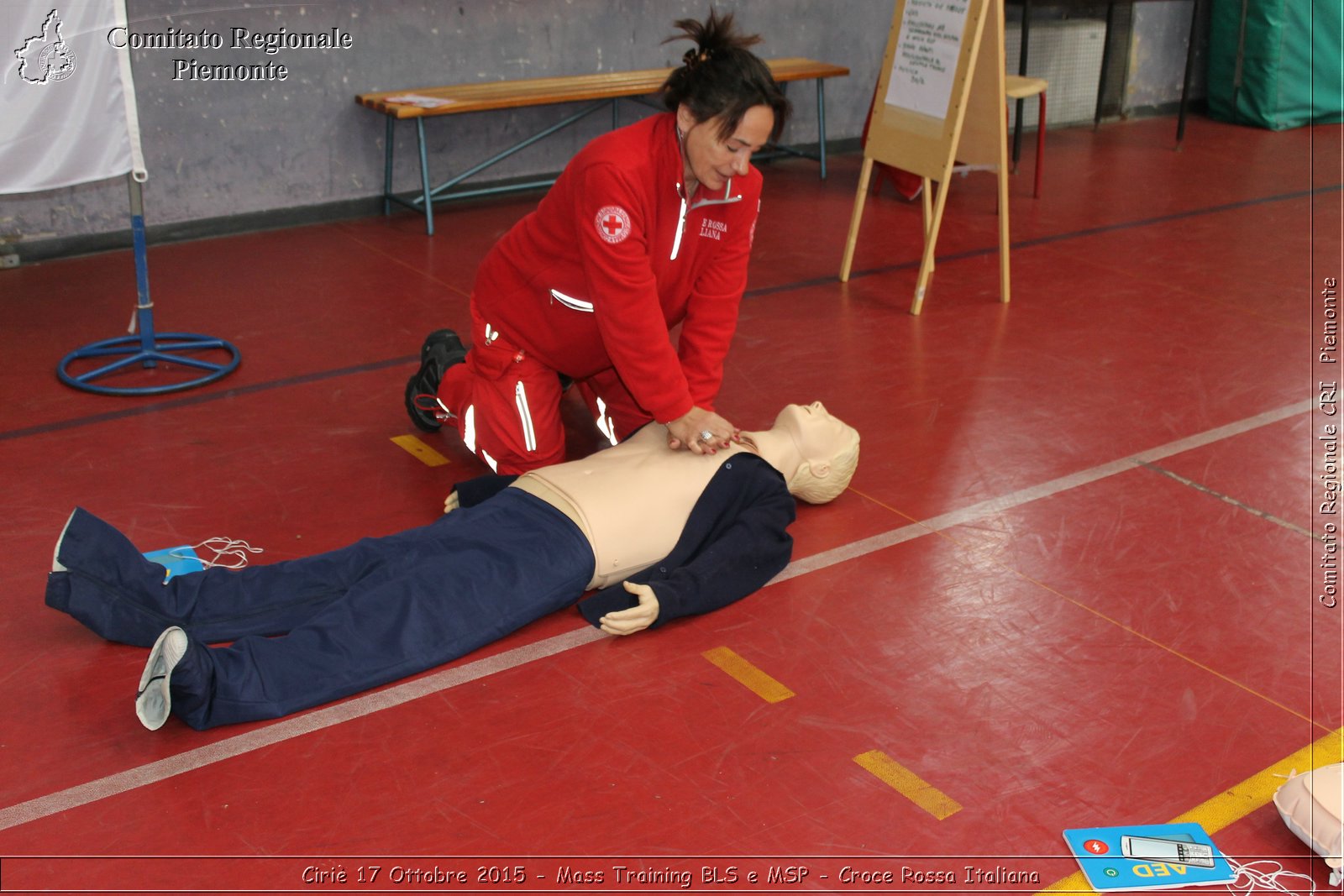 Ciri 17 Ottobre 2015 - Mass Training BLS e MSP - Croce Rossa Italiana- Comitato Regionale del Piemonte