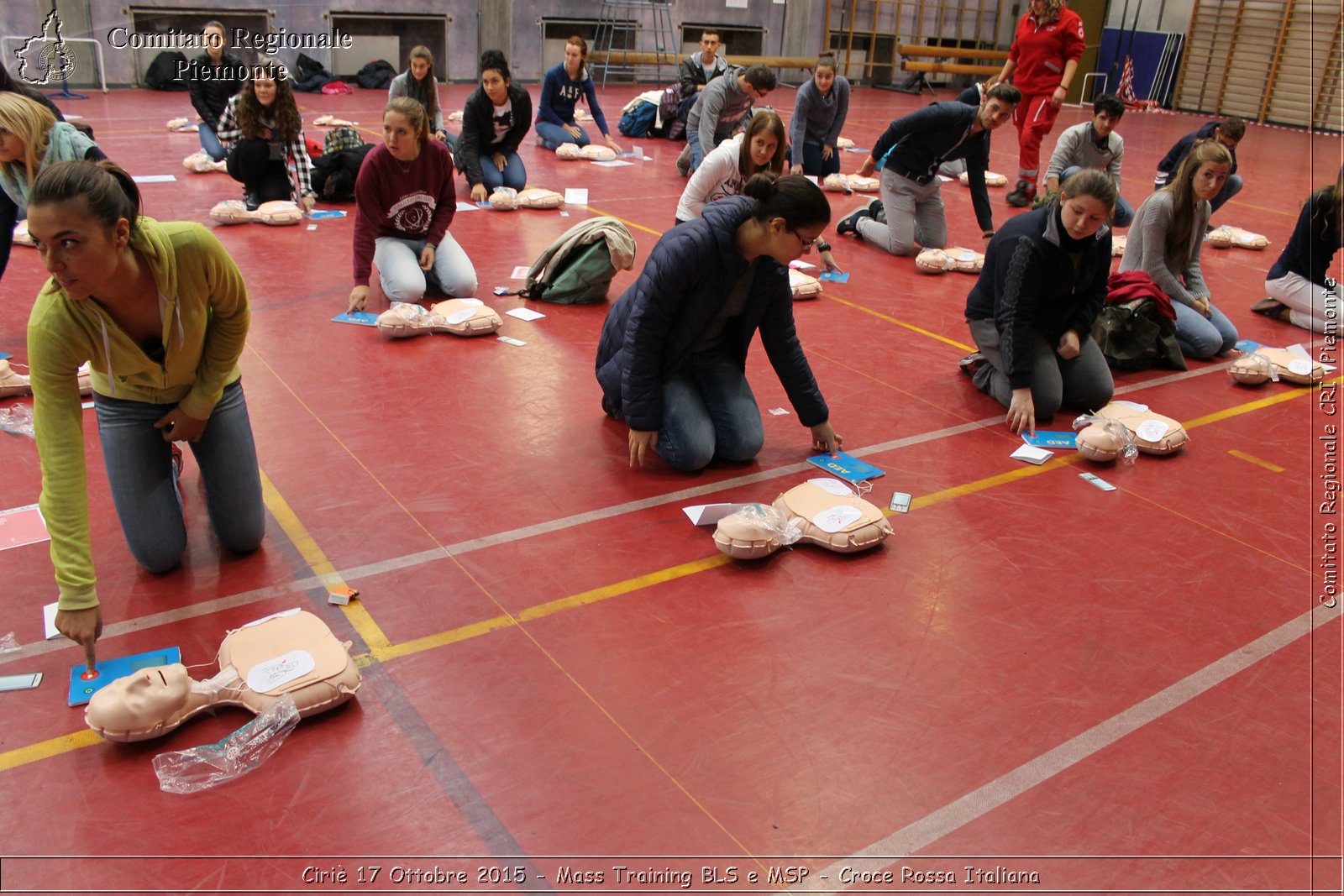 Ciri 17 Ottobre 2015 - Mass Training BLS e MSP - Croce Rossa Italiana- Comitato Regionale del Piemonte