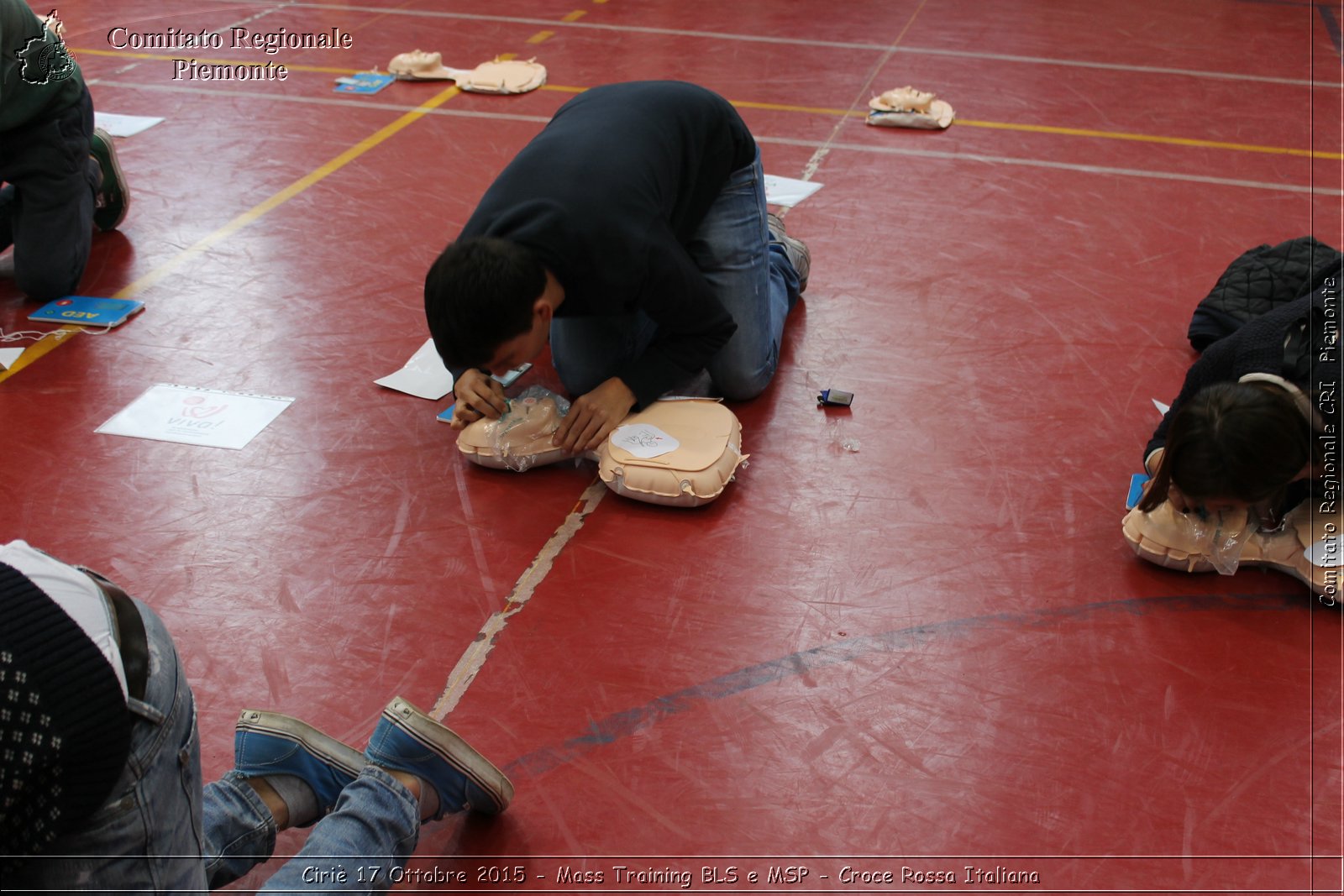 Ciri 17 Ottobre 2015 - Mass Training BLS e MSP - Croce Rossa Italiana- Comitato Regionale del Piemonte