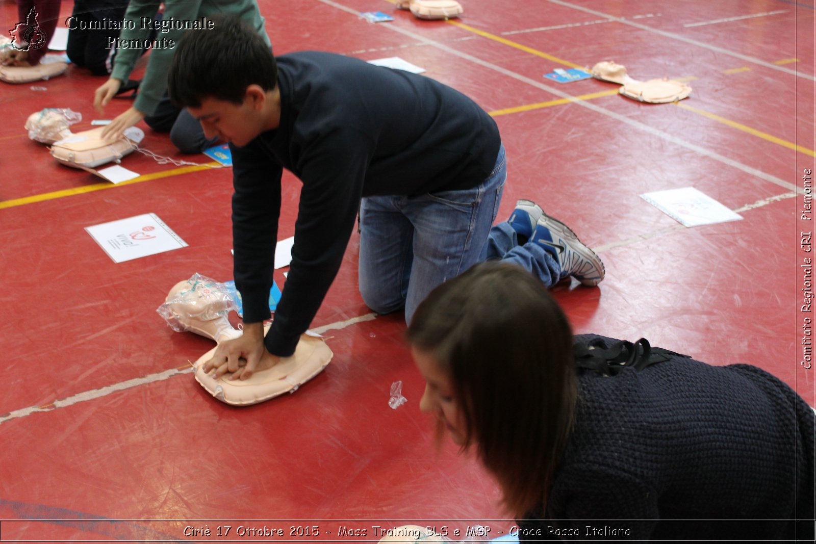 Ciri 17 Ottobre 2015 - Mass Training BLS e MSP - Croce Rossa Italiana- Comitato Regionale del Piemonte