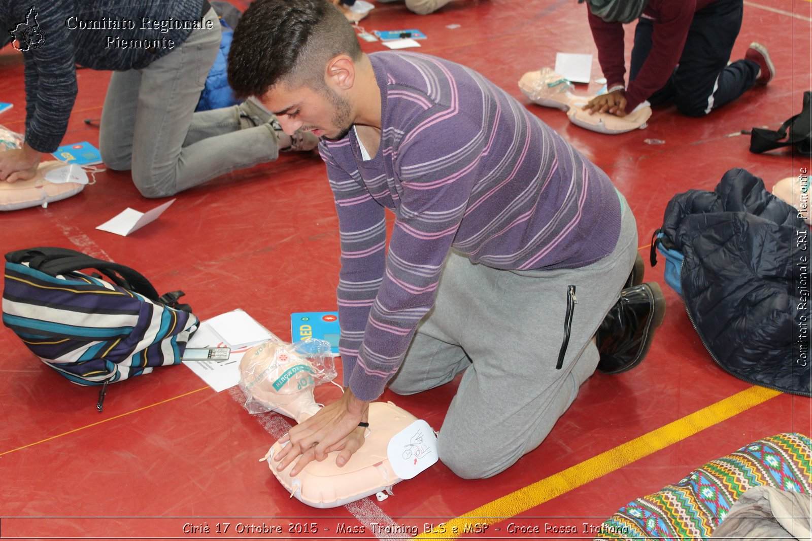 Ciri 17 Ottobre 2015 - Mass Training BLS e MSP - Croce Rossa Italiana- Comitato Regionale del Piemonte