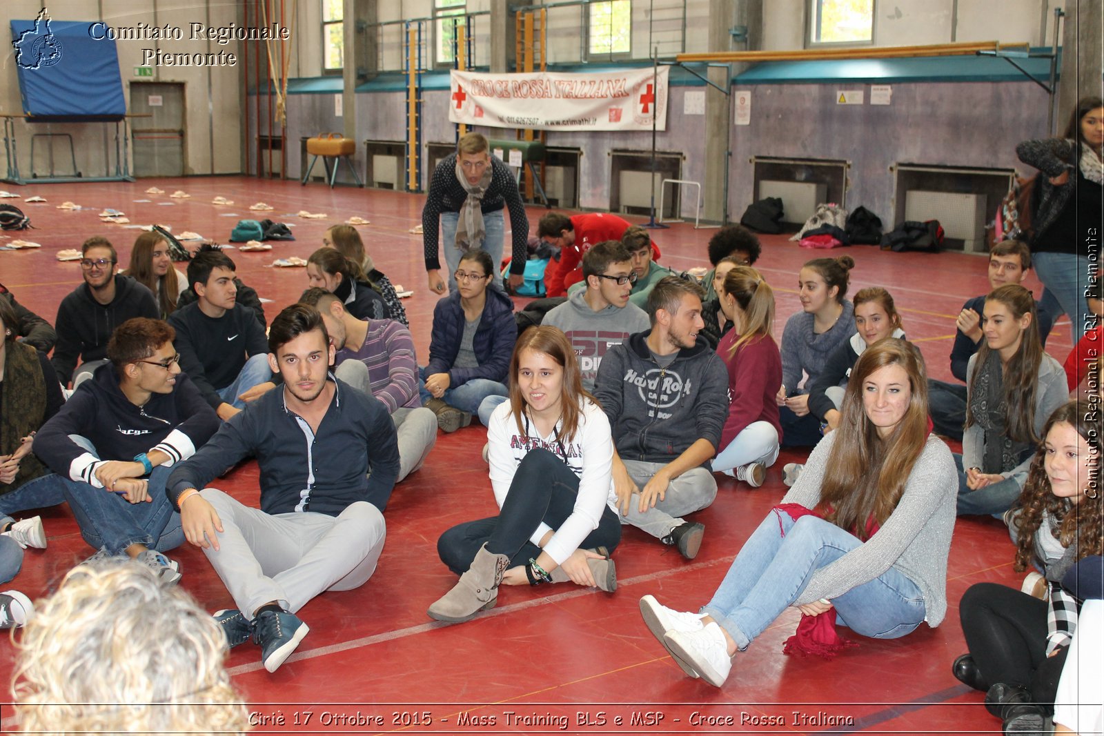 Ciri 17 Ottobre 2015 - Mass Training BLS e MSP - Croce Rossa Italiana- Comitato Regionale del Piemonte