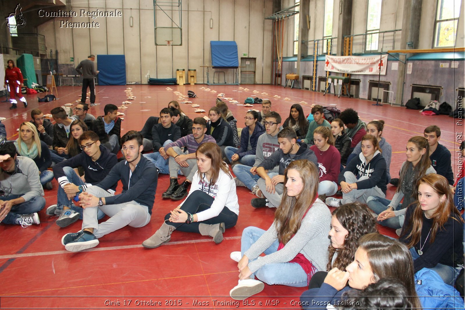 Ciri 17 Ottobre 2015 - Mass Training BLS e MSP - Croce Rossa Italiana- Comitato Regionale del Piemonte