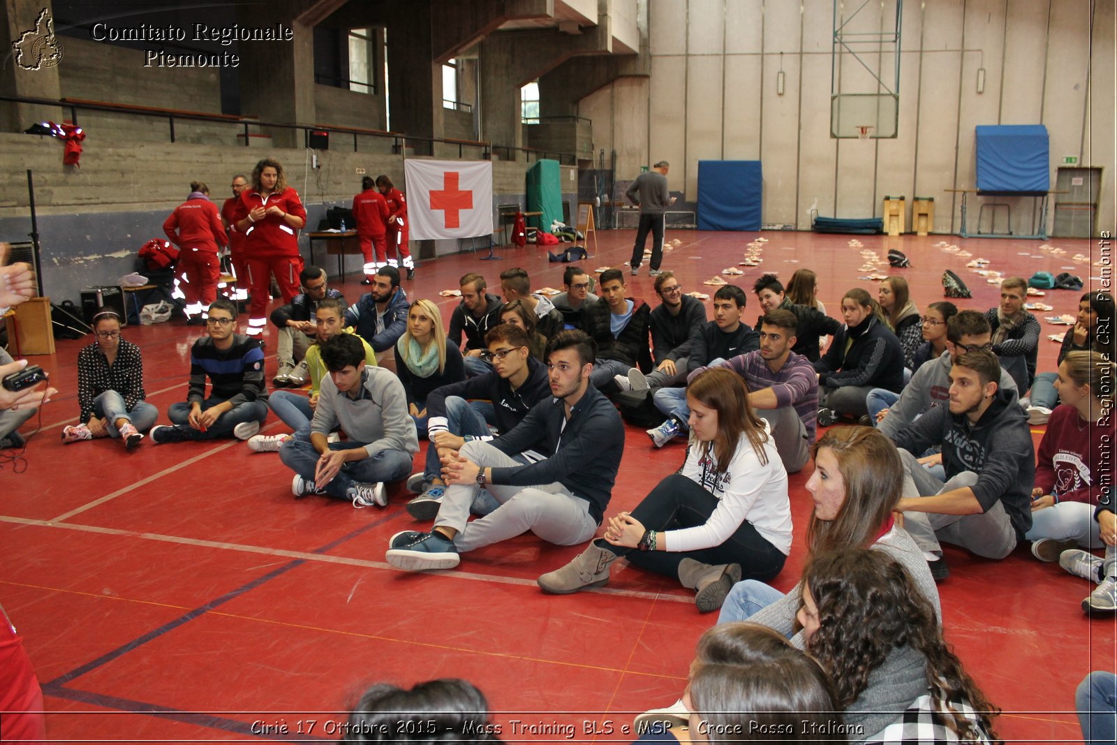 Ciri 17 Ottobre 2015 - Mass Training BLS e MSP - Croce Rossa Italiana- Comitato Regionale del Piemonte