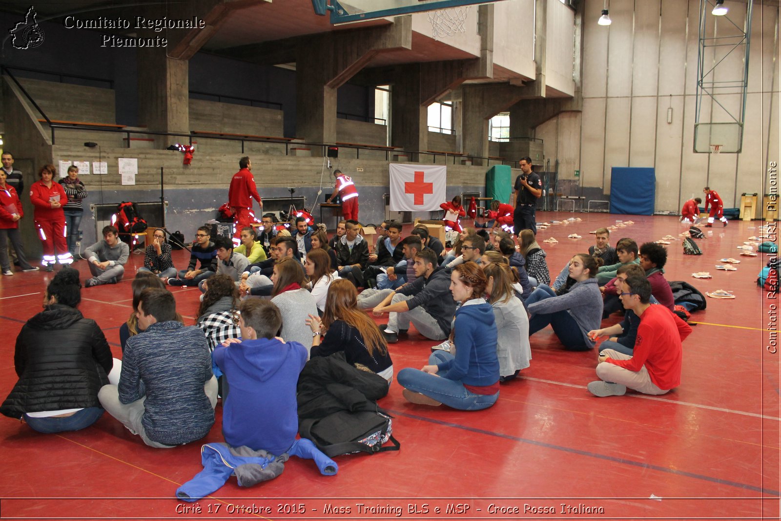 Ciri 17 Ottobre 2015 - Mass Training BLS e MSP - Croce Rossa Italiana- Comitato Regionale del Piemonte