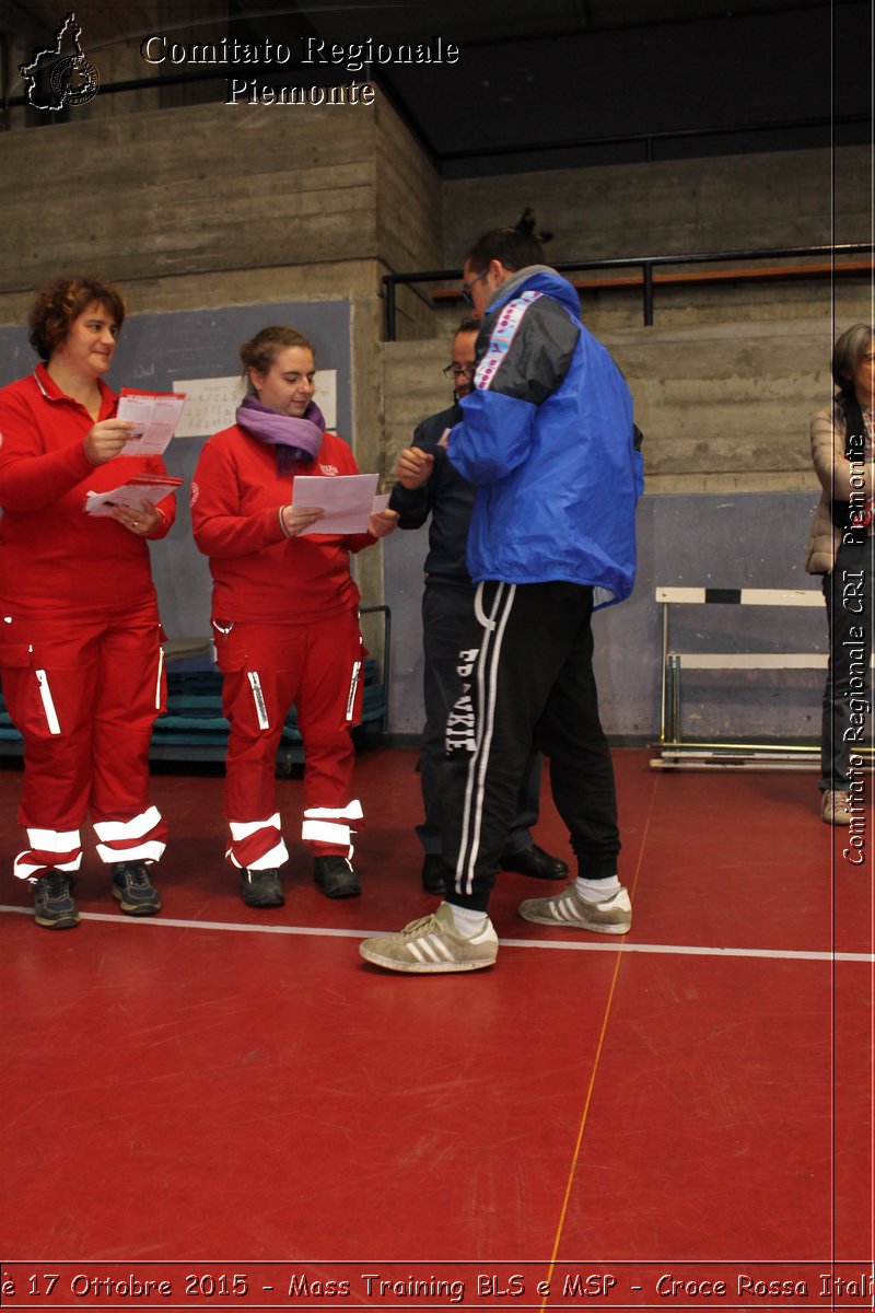 Ciri 17 Ottobre 2015 - Mass Training BLS e MSP - Croce Rossa Italiana- Comitato Regionale del Piemonte