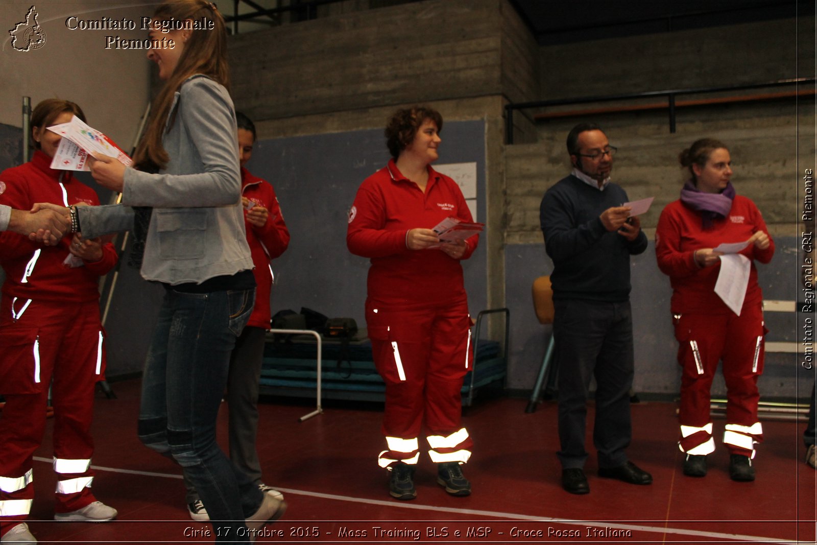 Ciri 17 Ottobre 2015 - Mass Training BLS e MSP - Croce Rossa Italiana- Comitato Regionale del Piemonte