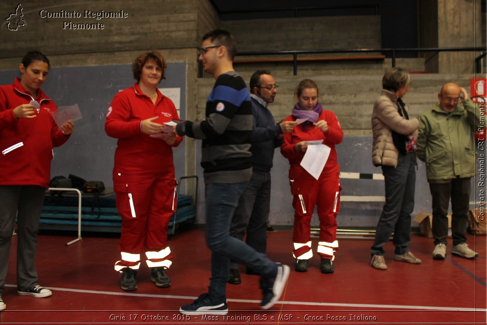 Ciri 17 Ottobre 2015 - Mass Training BLS e MSP - Croce Rossa Italiana- Comitato Regionale del Piemonte