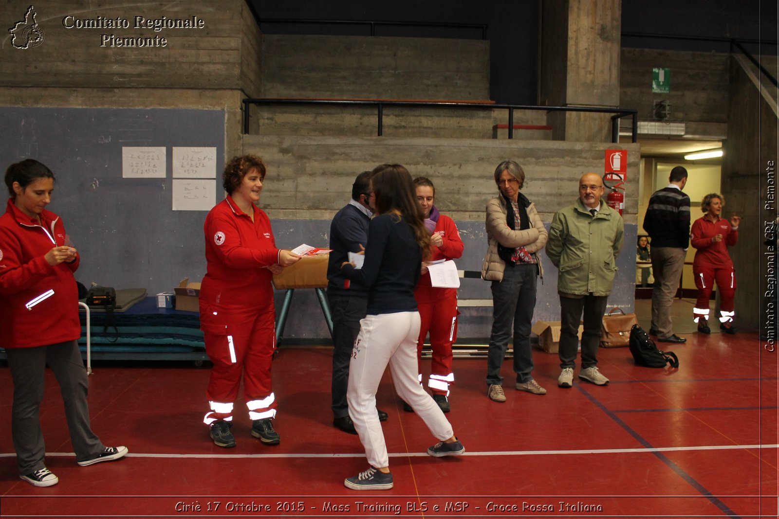 Ciri 17 Ottobre 2015 - Mass Training BLS e MSP - Croce Rossa Italiana- Comitato Regionale del Piemonte