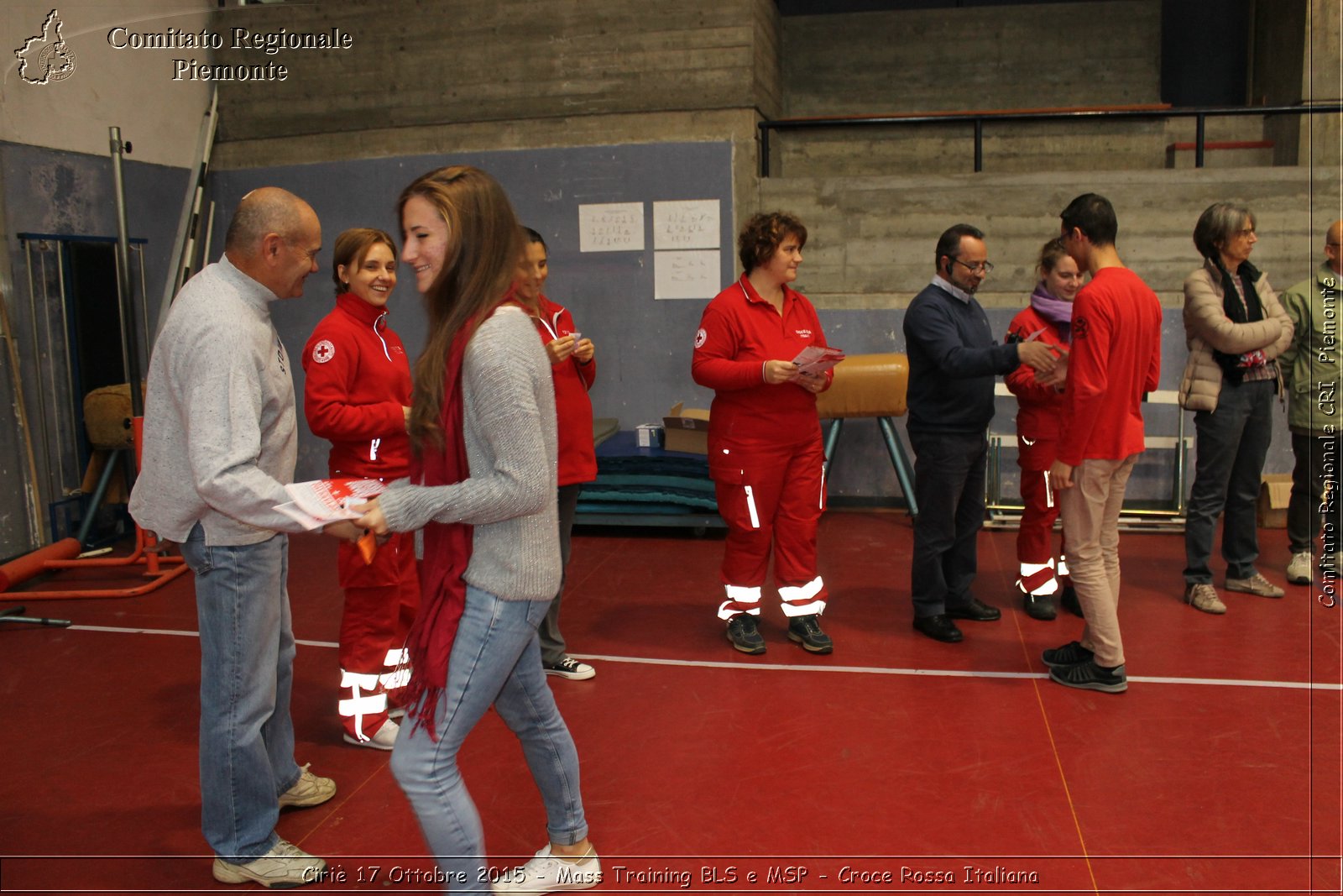 Ciri 17 Ottobre 2015 - Mass Training BLS e MSP - Croce Rossa Italiana- Comitato Regionale del Piemonte