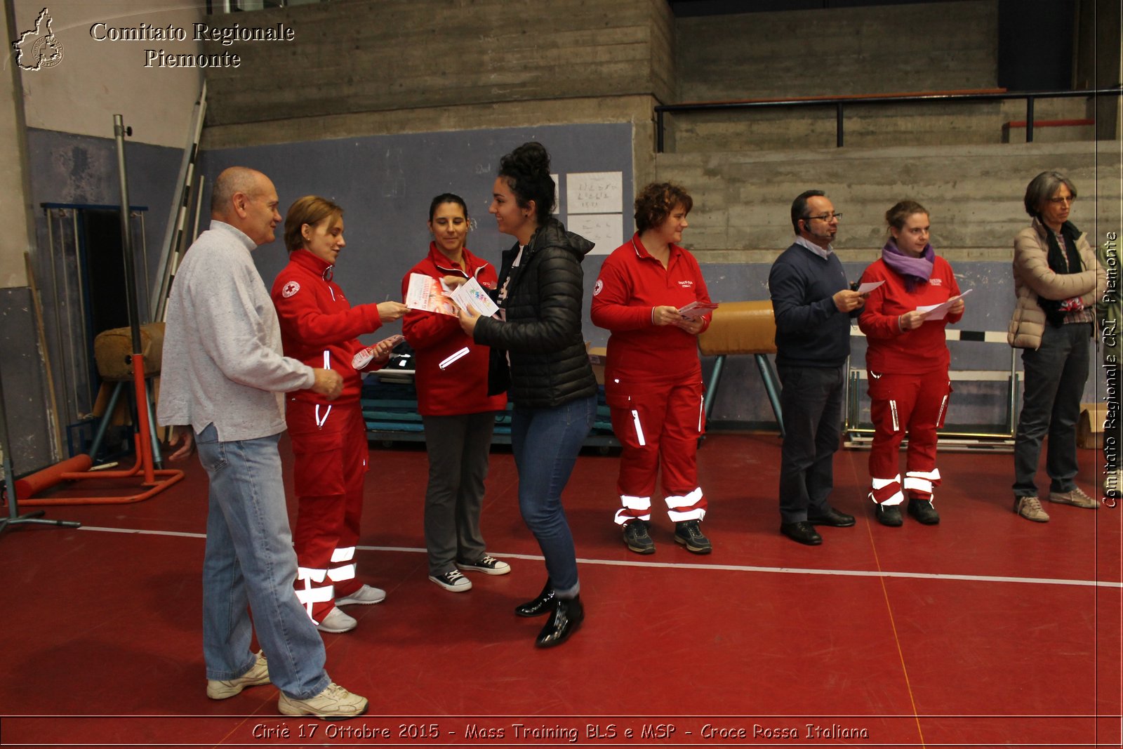 Ciri 17 Ottobre 2015 - Mass Training BLS e MSP - Croce Rossa Italiana- Comitato Regionale del Piemonte