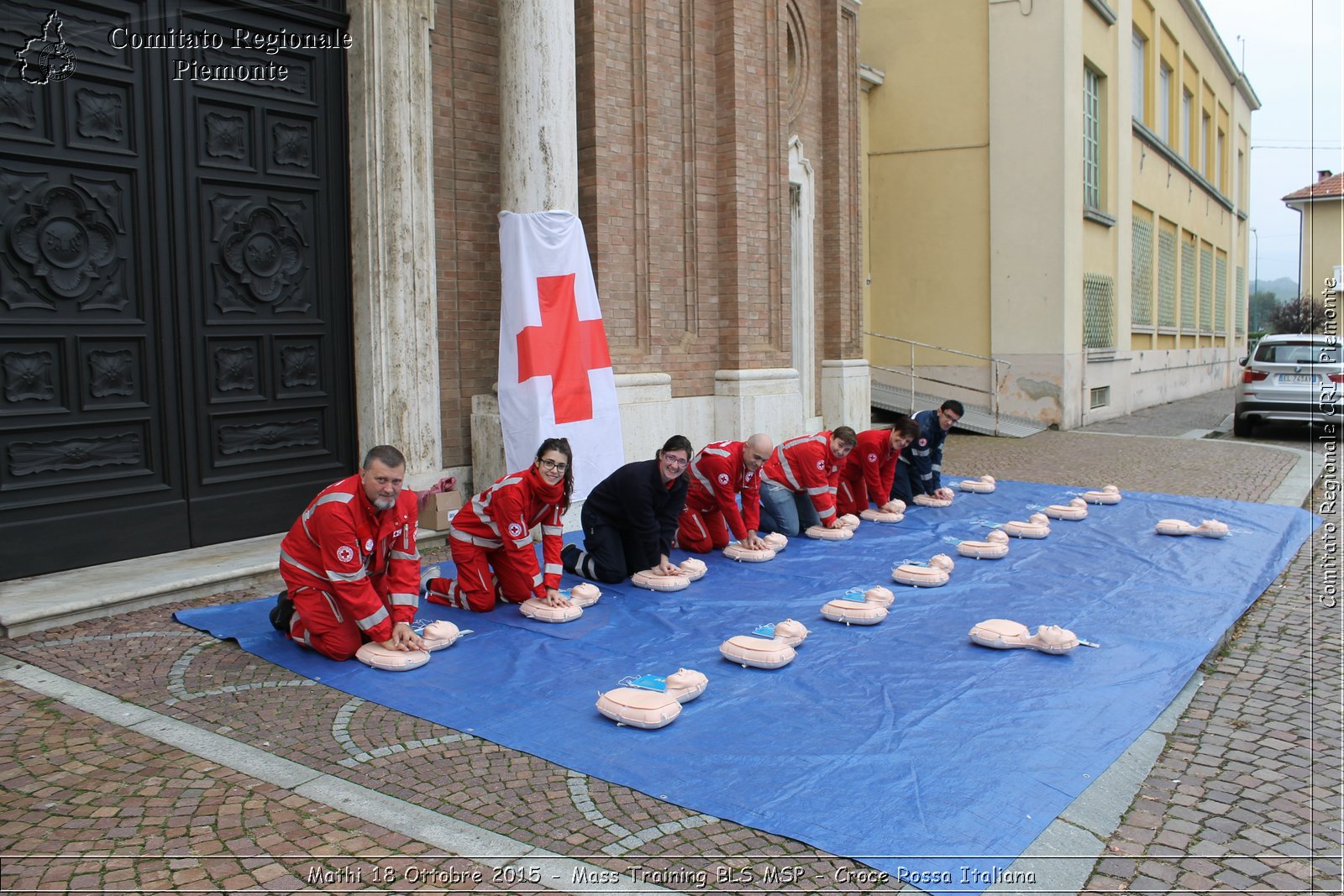 Mathi 18 Ottobre 2015 - Mass Training BLS MSP - Croce Rossa Italiana- Comitato Regionale del Piemonte