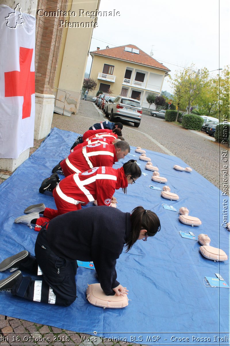 Mathi 18 Ottobre 2015 - Mass Training BLS MSP - Croce Rossa Italiana- Comitato Regionale del Piemonte