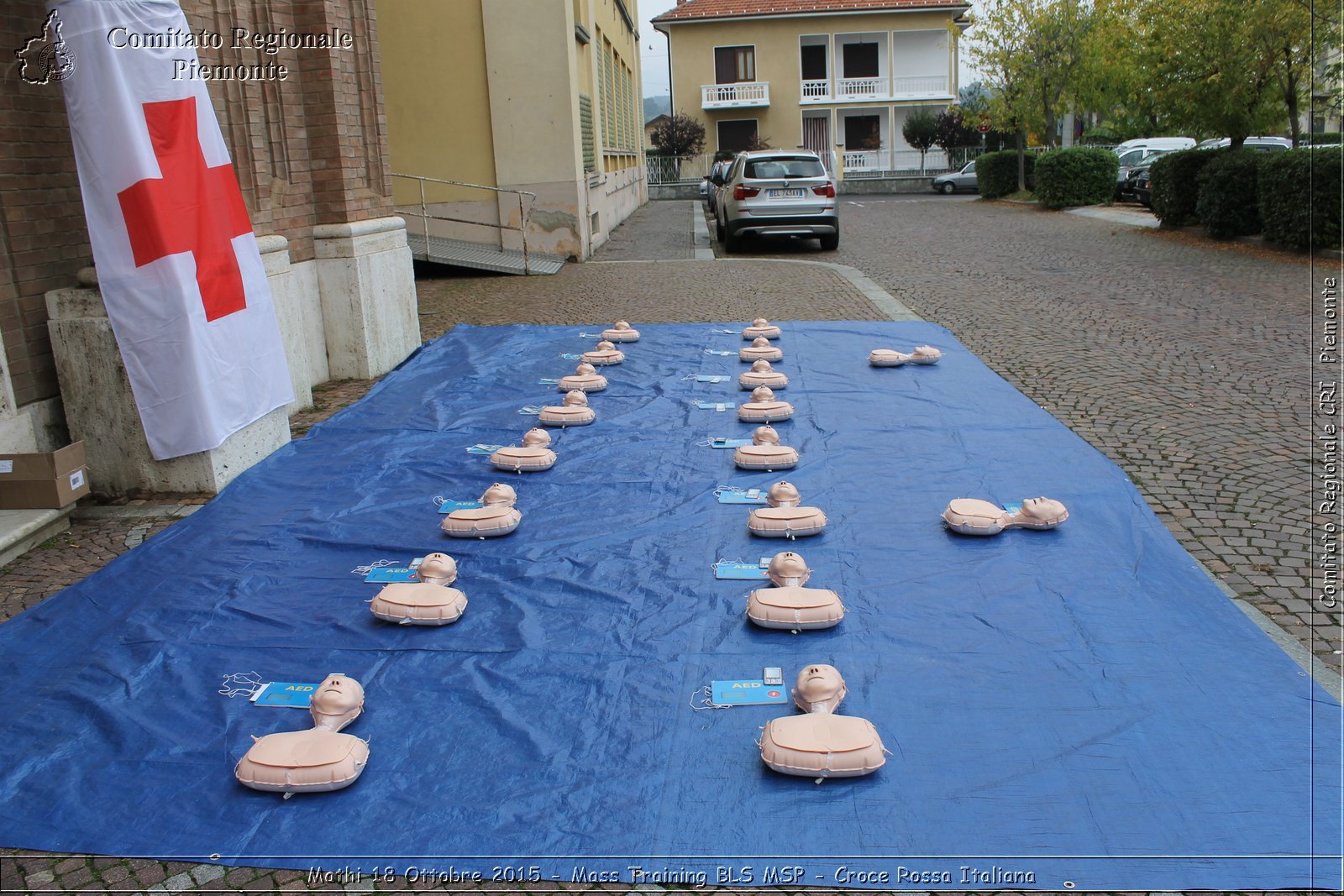 Mathi 18 Ottobre 2015 - Mass Training BLS MSP - Croce Rossa Italiana- Comitato Regionale del Piemonte