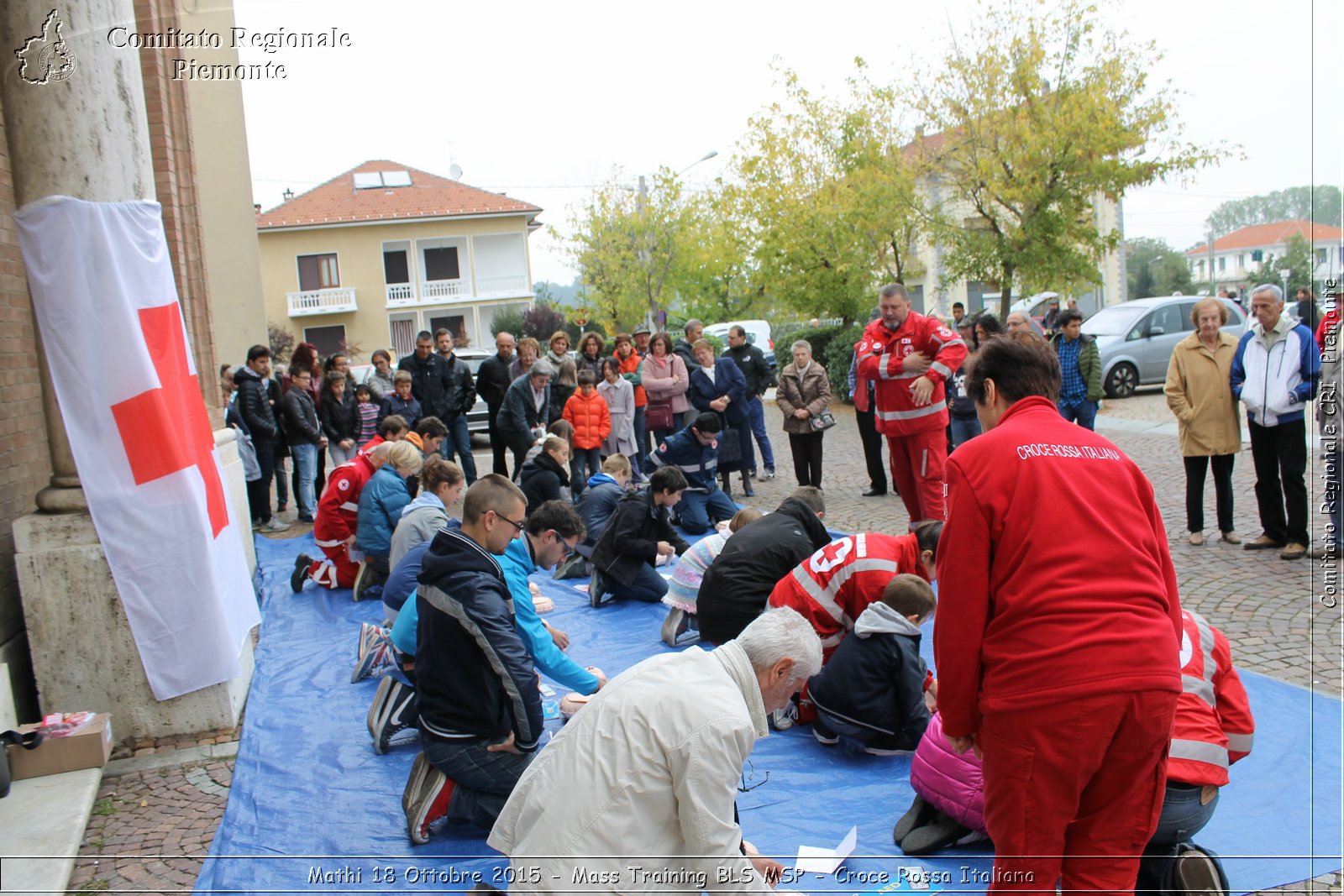 Mathi 18 Ottobre 2015 - Mass Training BLS MSP - Croce Rossa Italiana- Comitato Regionale del Piemonte