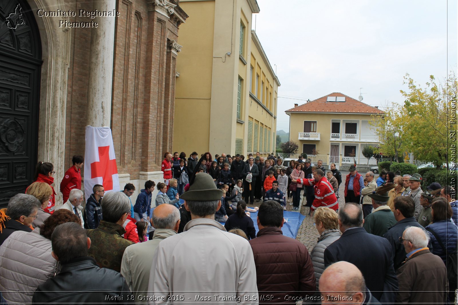 Mathi 18 Ottobre 2015 - Mass Training BLS MSP - Croce Rossa Italiana- Comitato Regionale del Piemonte