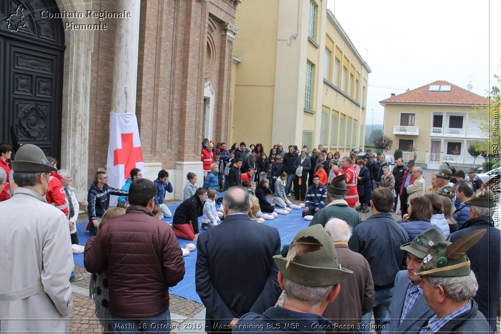 Mathi 18 Ottobre 2015 - Mass Training BLS MSP - Croce Rossa Italiana- Comitato Regionale del Piemonte