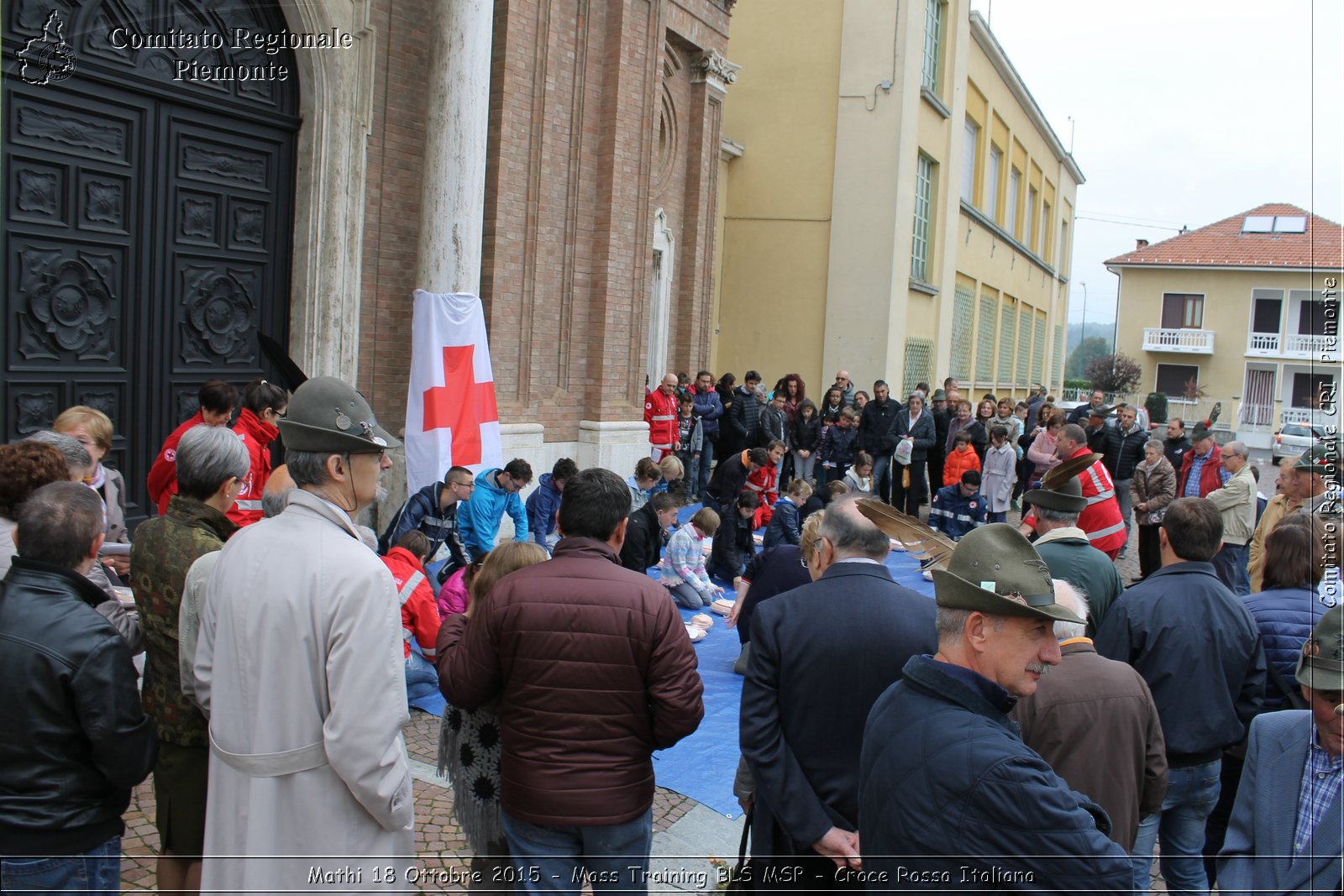 Mathi 18 Ottobre 2015 - Mass Training BLS MSP - Croce Rossa Italiana- Comitato Regionale del Piemonte