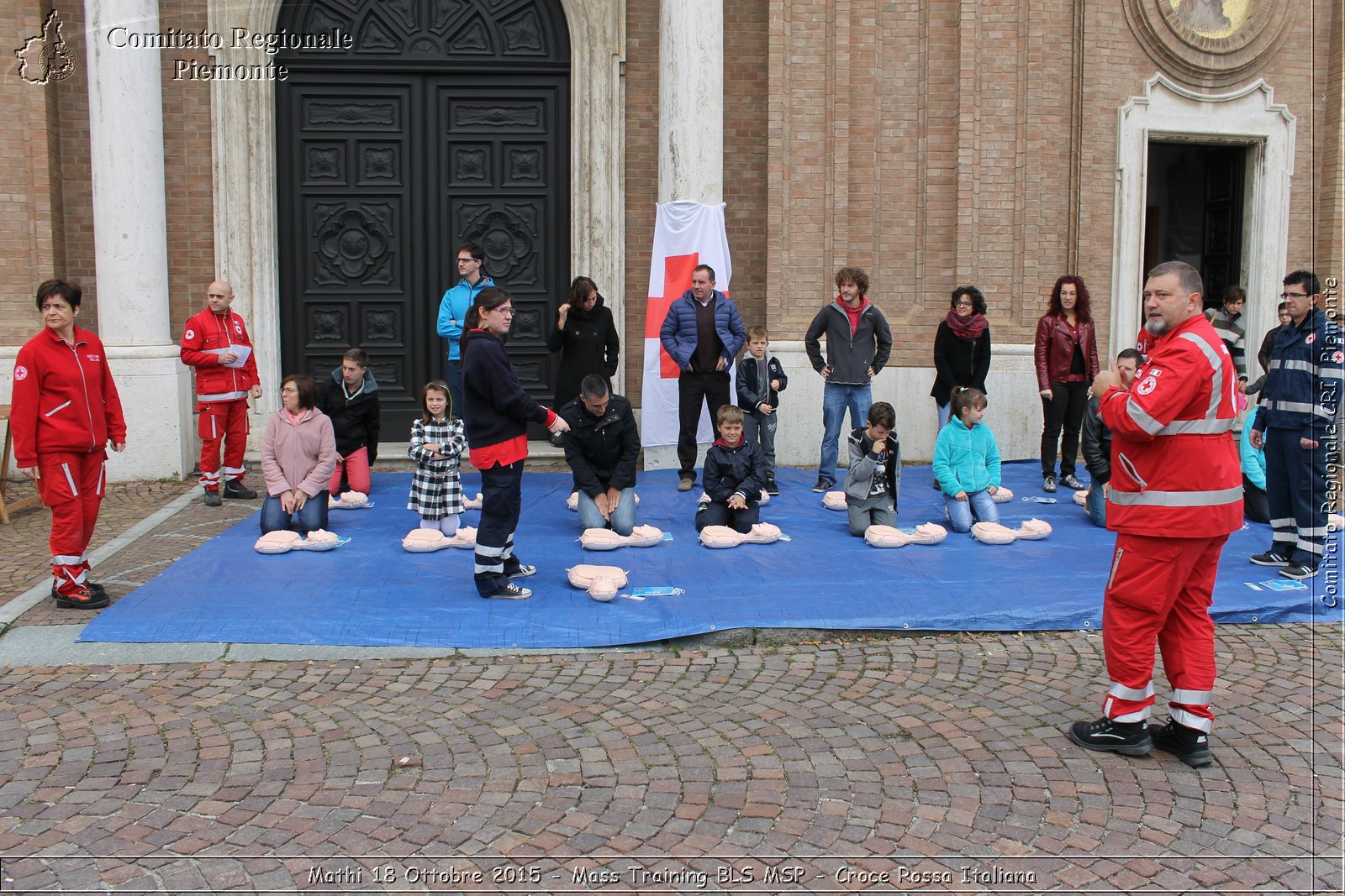 Mathi 18 Ottobre 2015 - Mass Training BLS MSP - Croce Rossa Italiana- Comitato Regionale del Piemonte