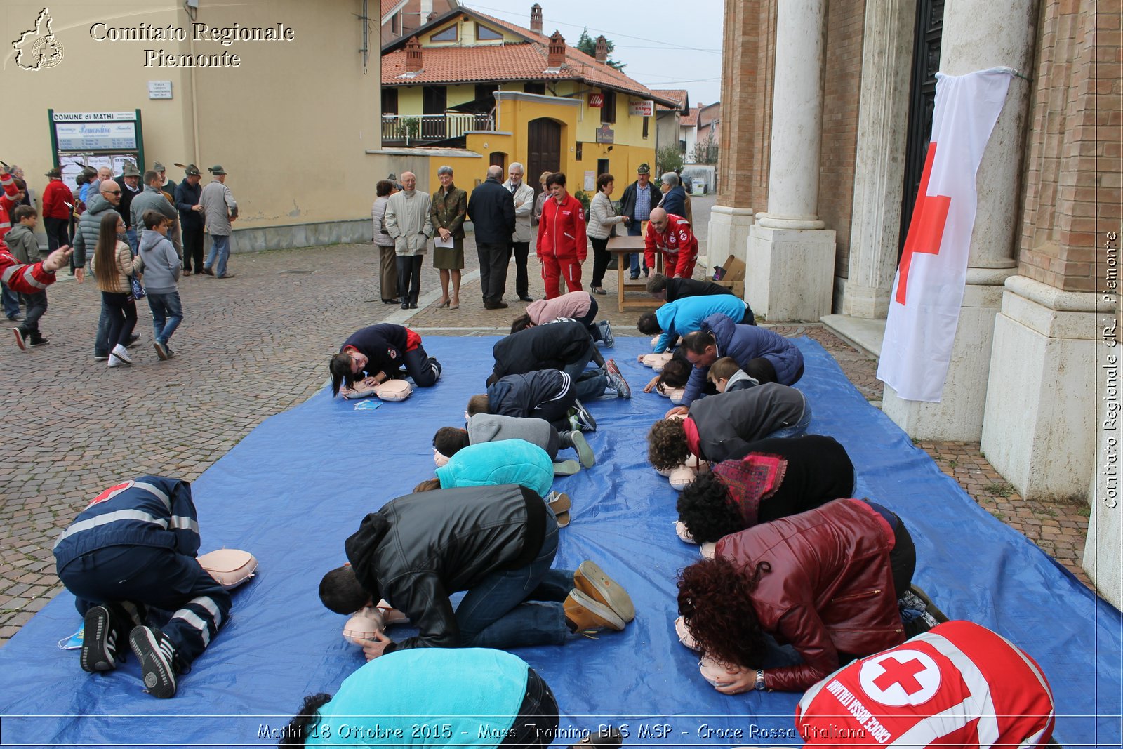 Mathi 18 Ottobre 2015 - Mass Training BLS MSP - Croce Rossa Italiana- Comitato Regionale del Piemonte