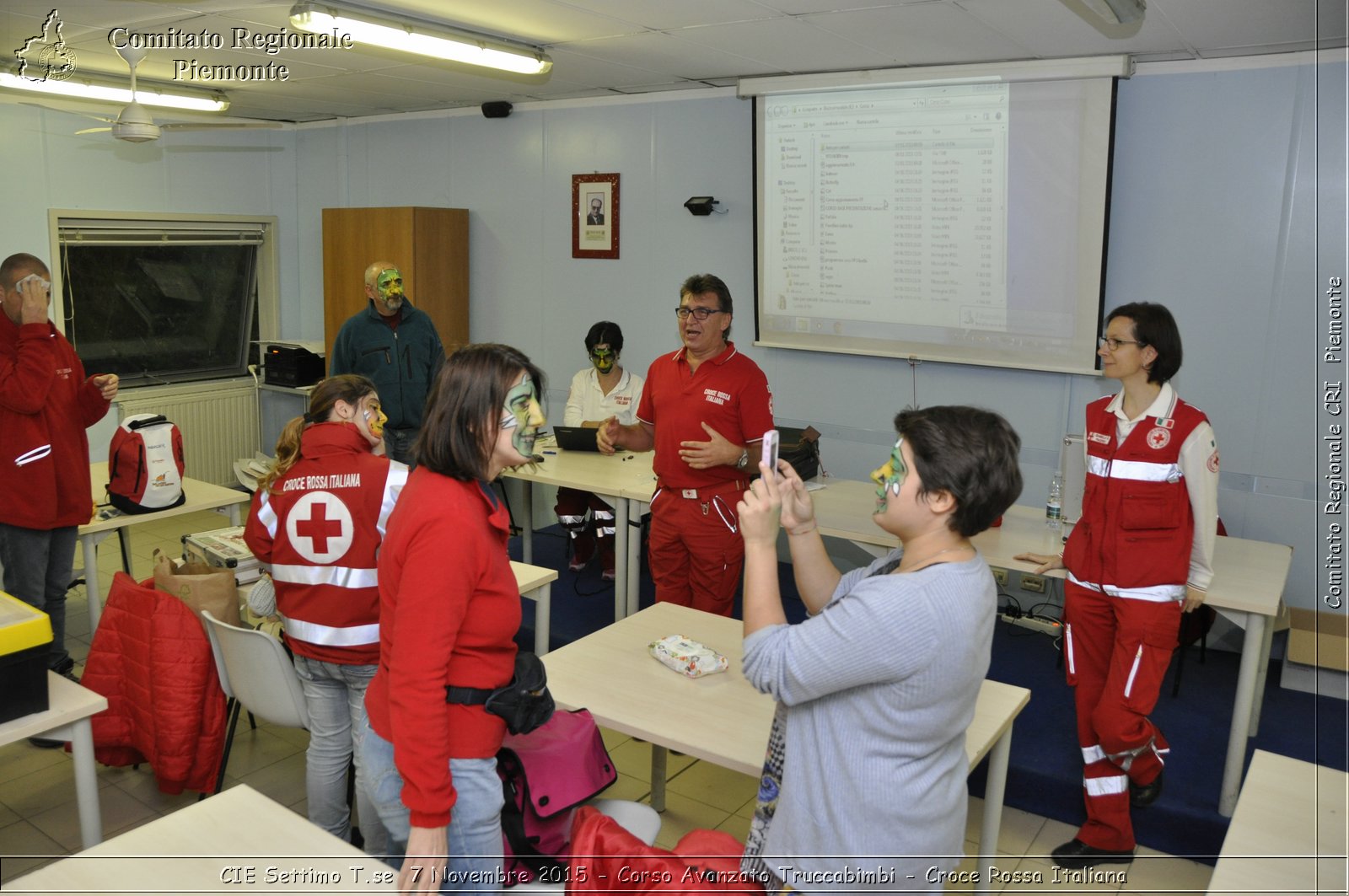 CIE Settimo T.se 7 Novembre 2015 - Corso Avanzato Truccabimbi - Croce Rossa Italiana- Comitato Regionale del Piemonte