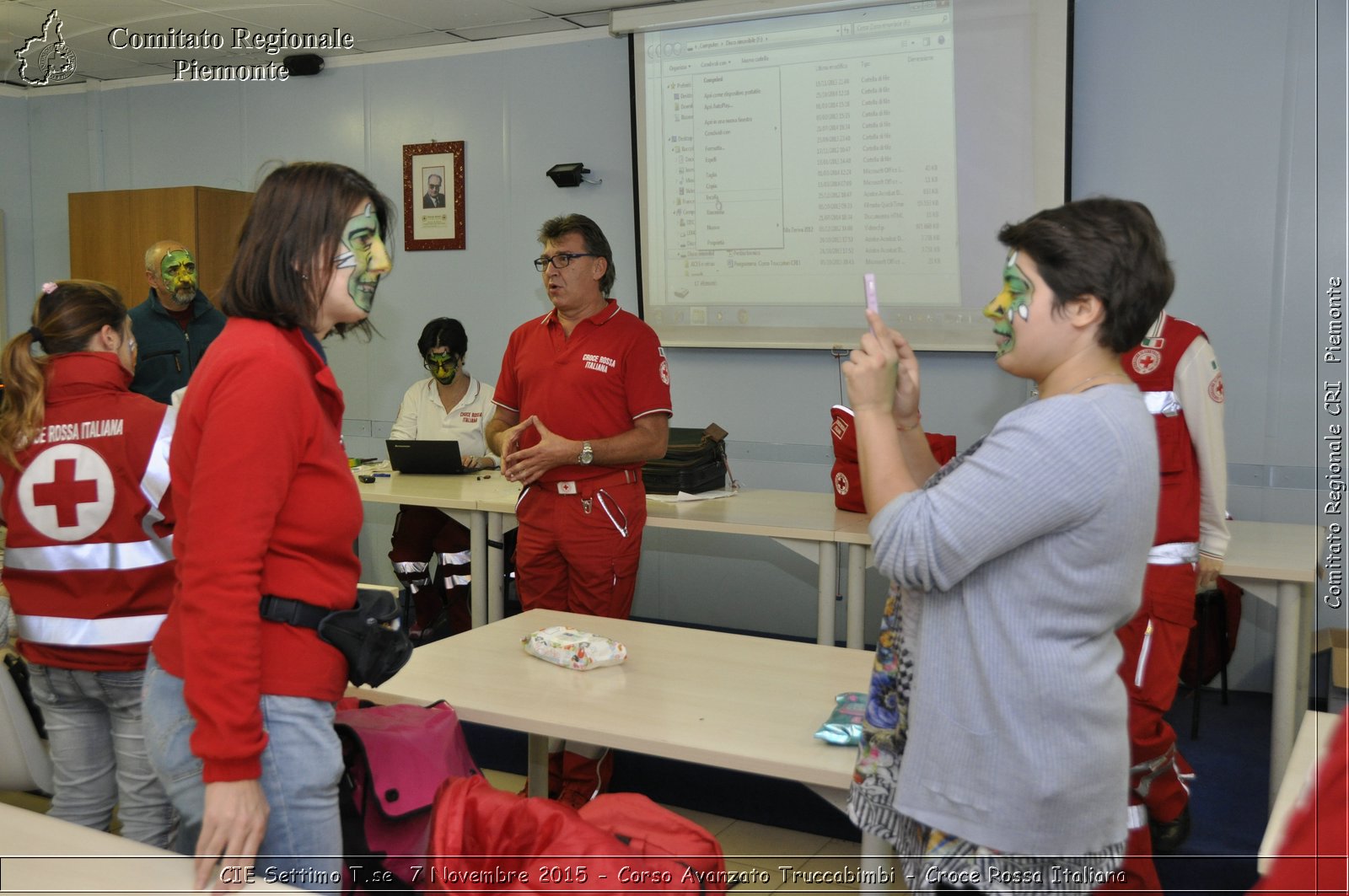 CIE Settimo T.se 7 Novembre 2015 - Corso Avanzato Truccabimbi - Croce Rossa Italiana- Comitato Regionale del Piemonte