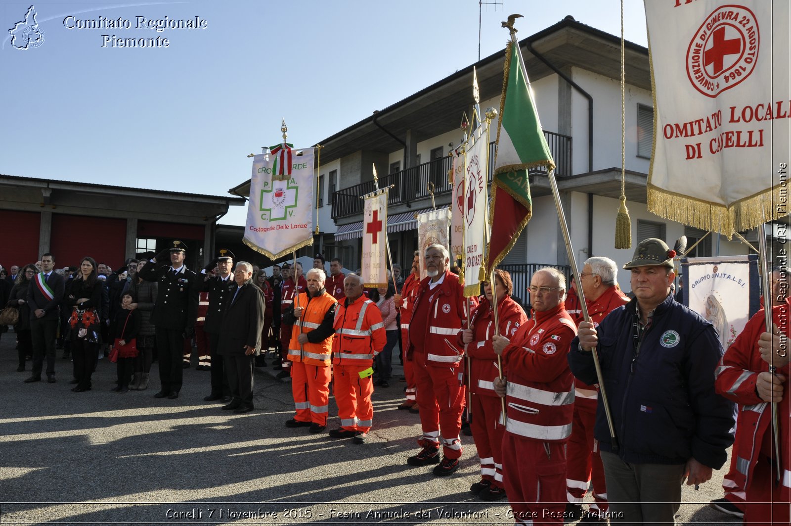 Canelli 7 Novembre 2015 - Festa Annuale dei Volontari - Croce Rossa Italiana- Comitato Regionale del Piemonte